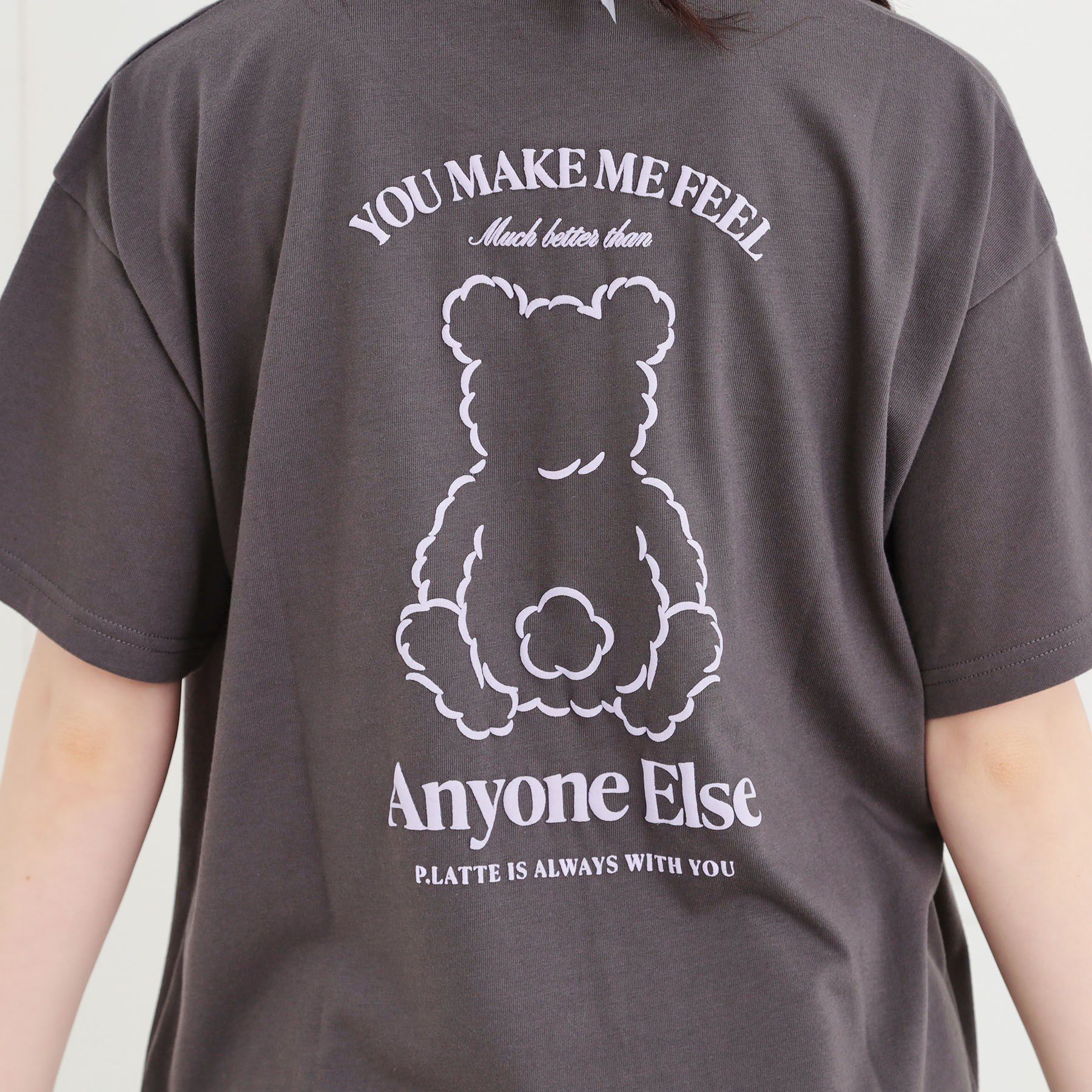 PINK-latte「くまちゃんTシャツ」|Tシャツ・カットソー|