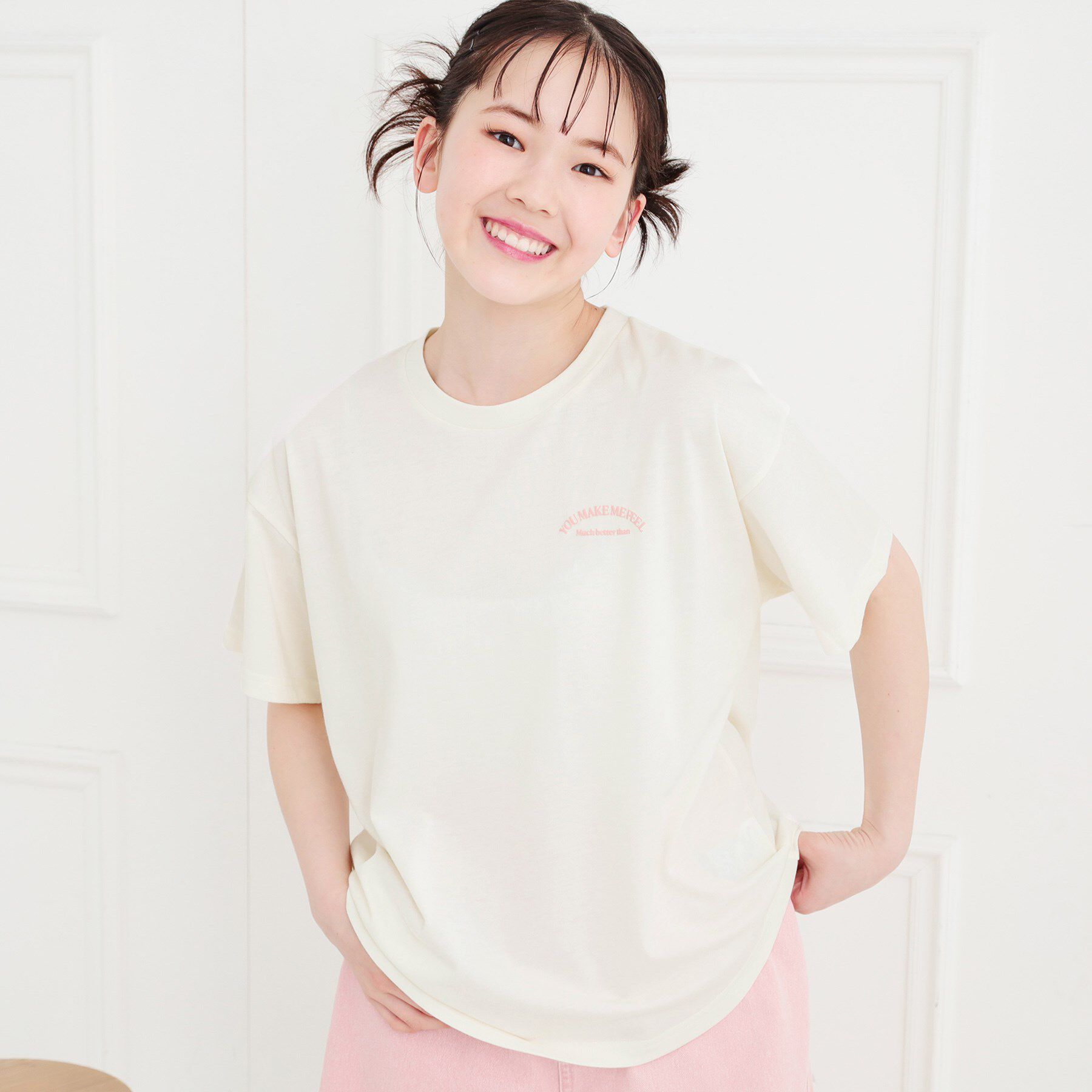PINK-latte「くまちゃんTシャツ」|Tシャツ・カットソー|