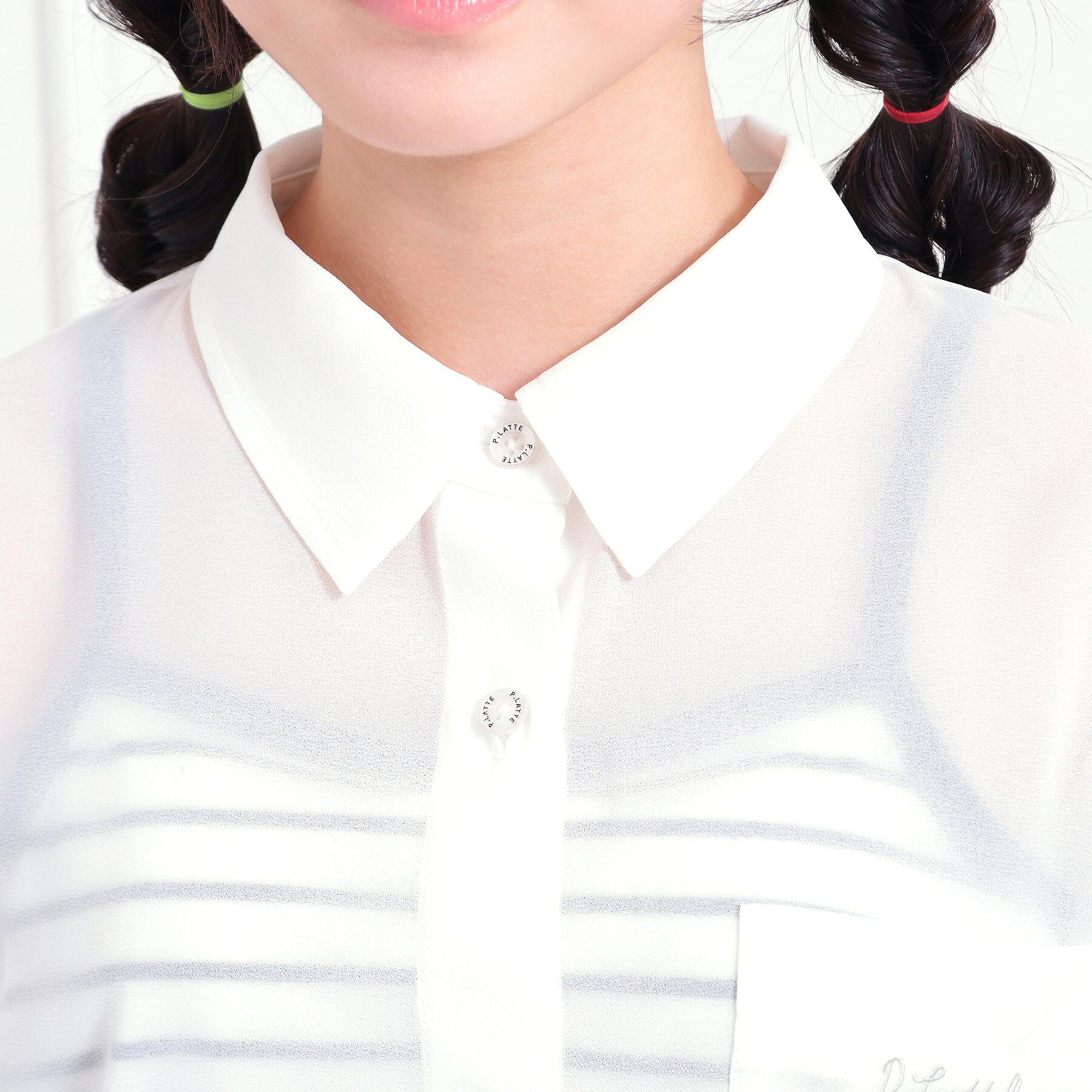 PINK-latte「【セットアイテム】半袖シアーシャツ＋冷感キャミセット」|その他|