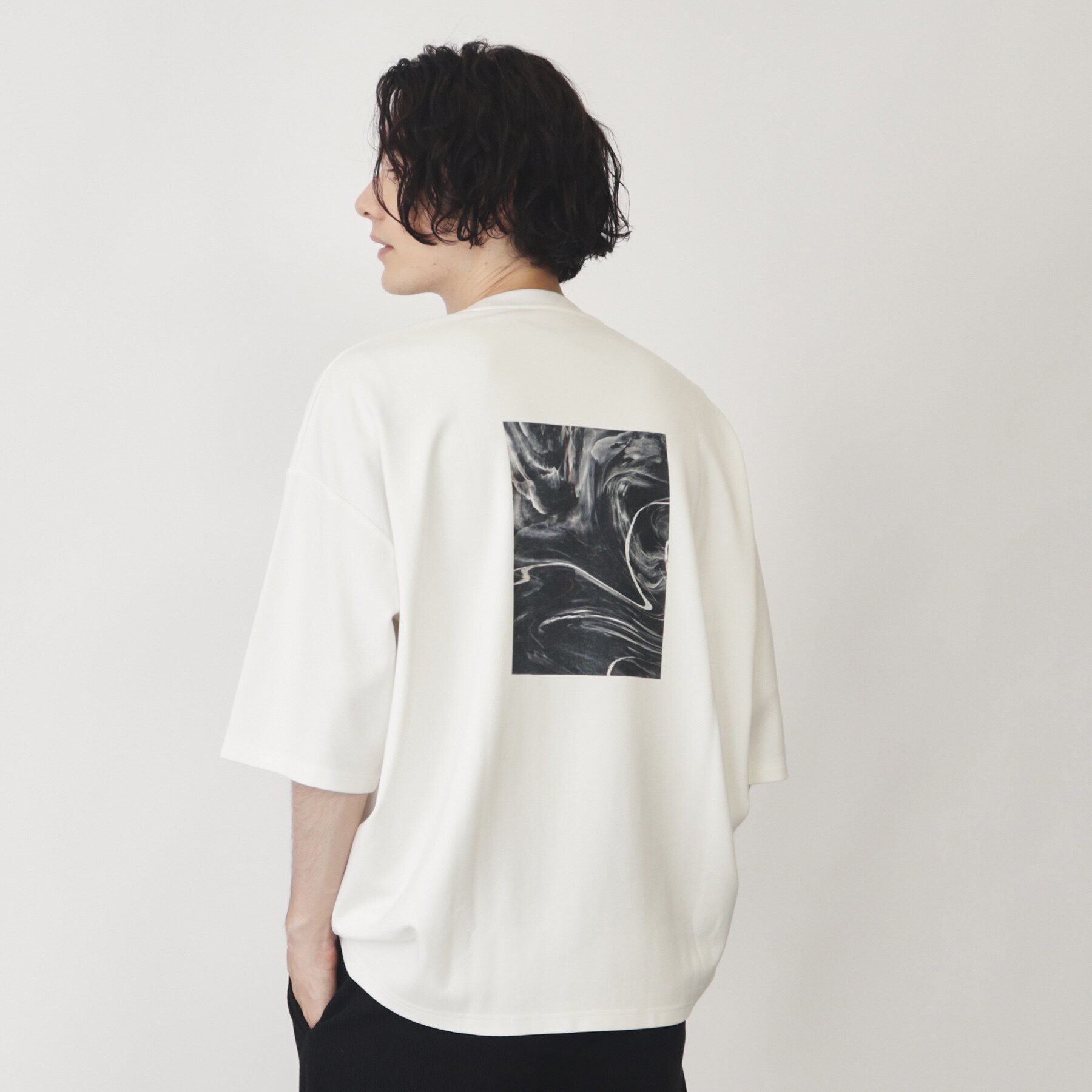 THE SHOP TK「ポンチビッグシルエットプリントTシャツ」|Tシャツ・カットソー|