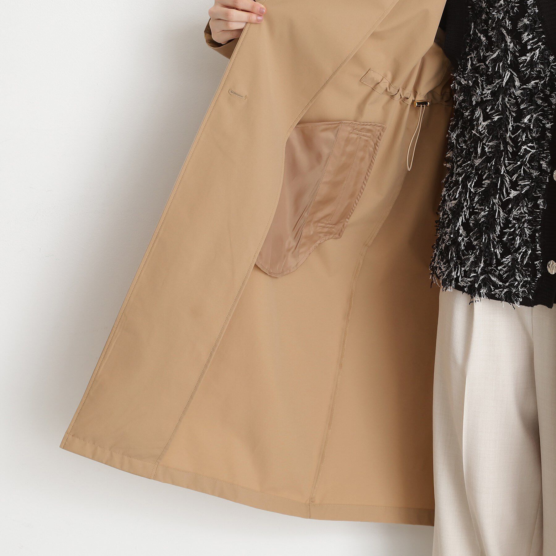 THE SHOP TK「スタンドカラートレンチコート【洗える】」|トレンチコート|