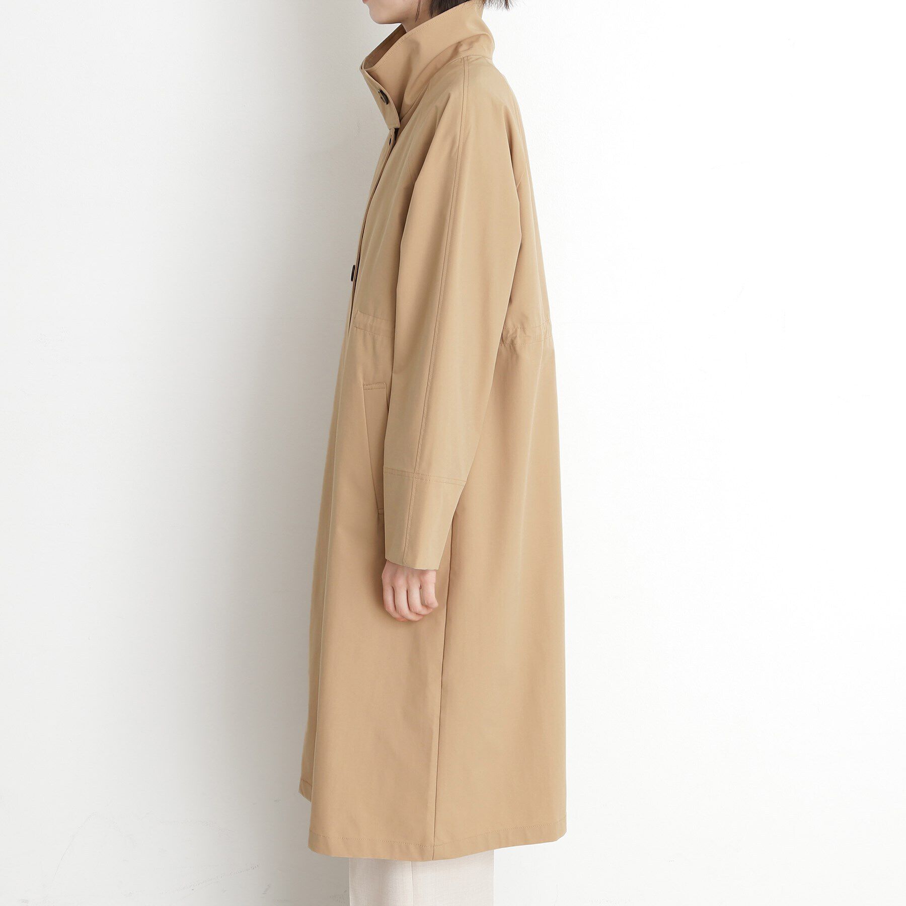 THE SHOP TK「スタンドカラートレンチコート【洗える】」|トレンチコート|
