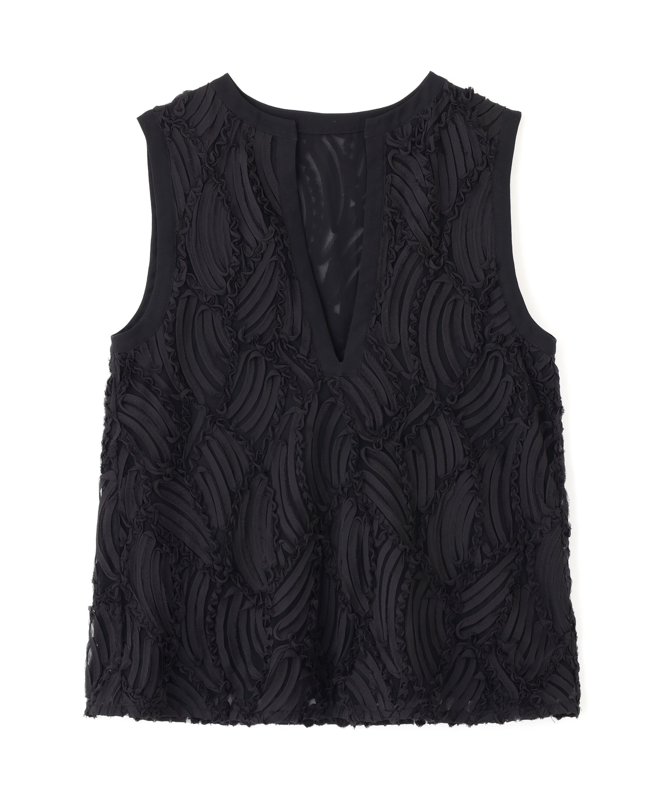  「レース刺繍ベスト」|シャツ・ブラウス|