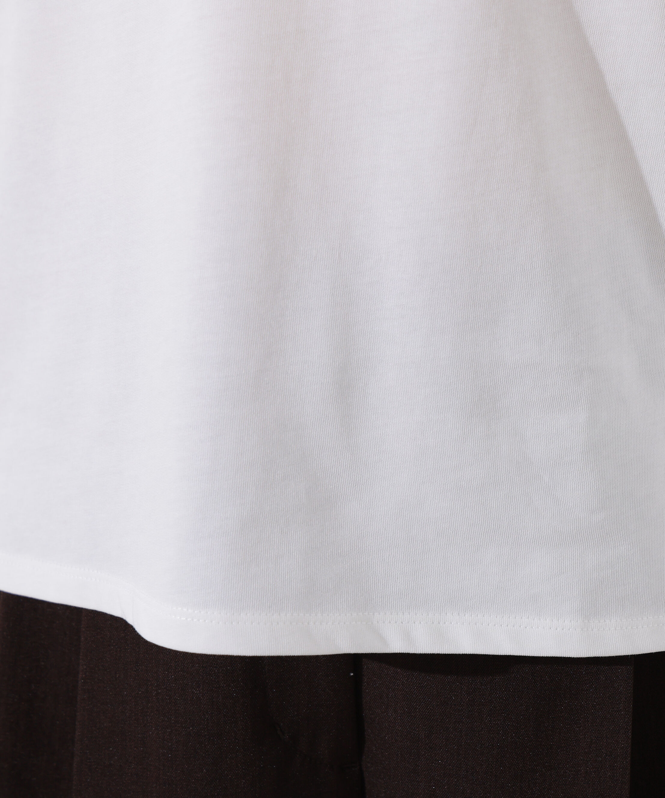  「フロッキープリントノースリーブTシャツ」|Tシャツ・カットソー|