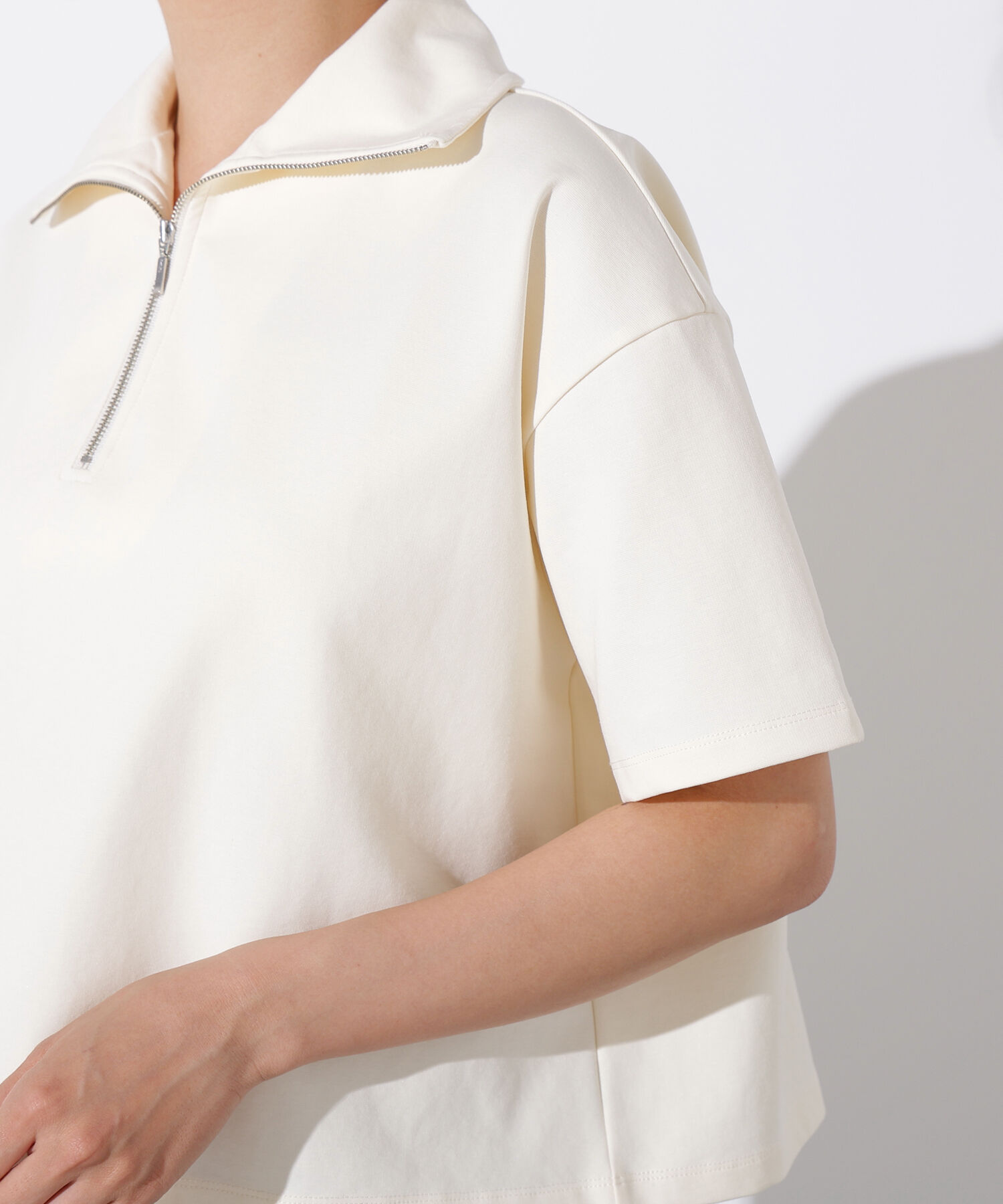  「ハーフジッププルオーバー」|Tシャツ・カットソー|