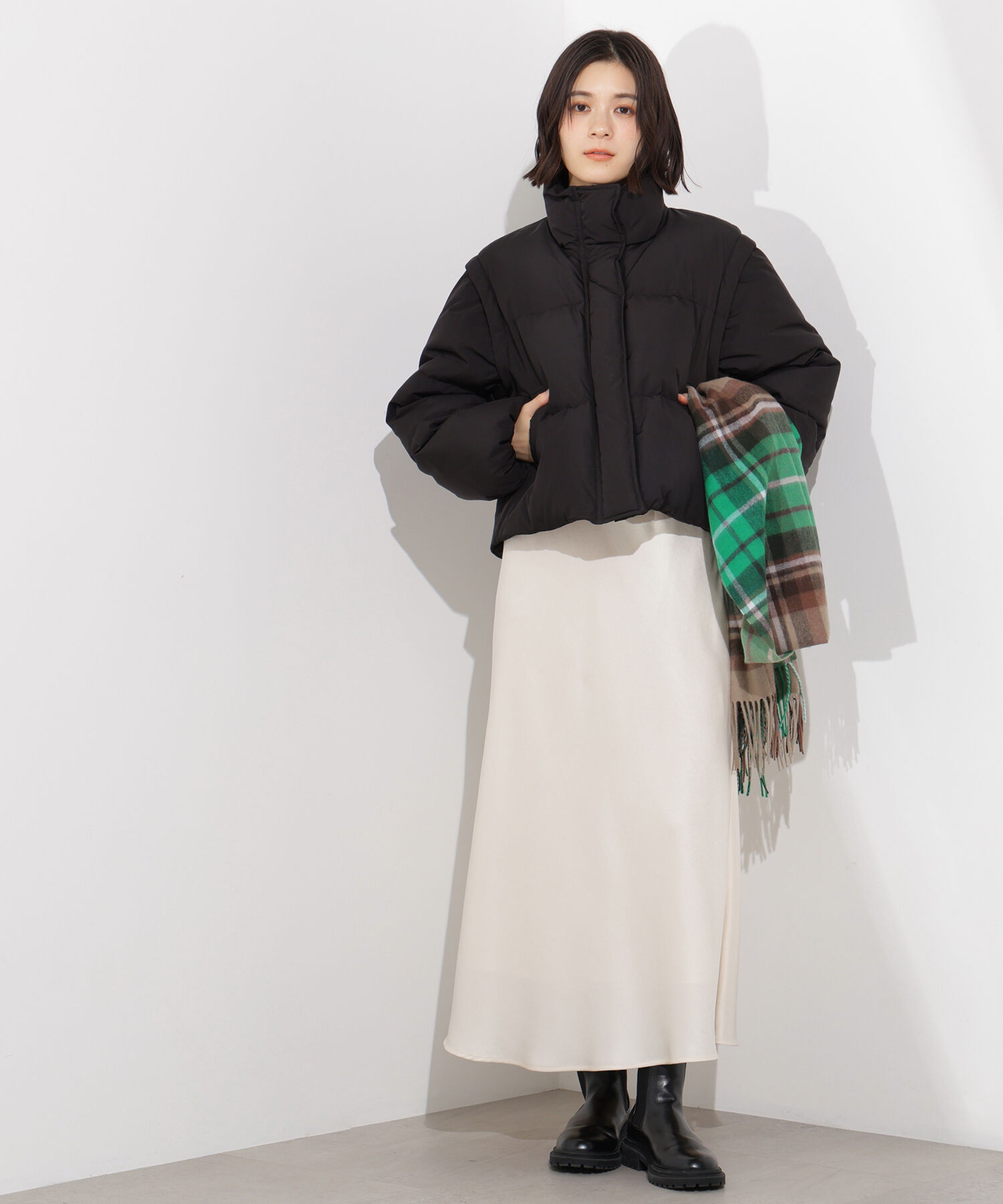  「2wayショートダウン」|ブルゾン・スタジャン|