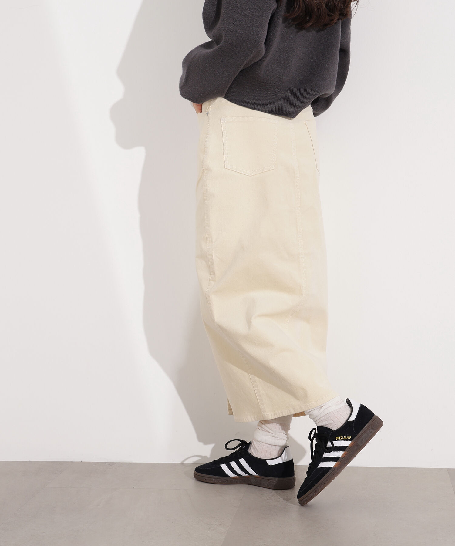  「コーデュロイスリットスカート」|スカート|