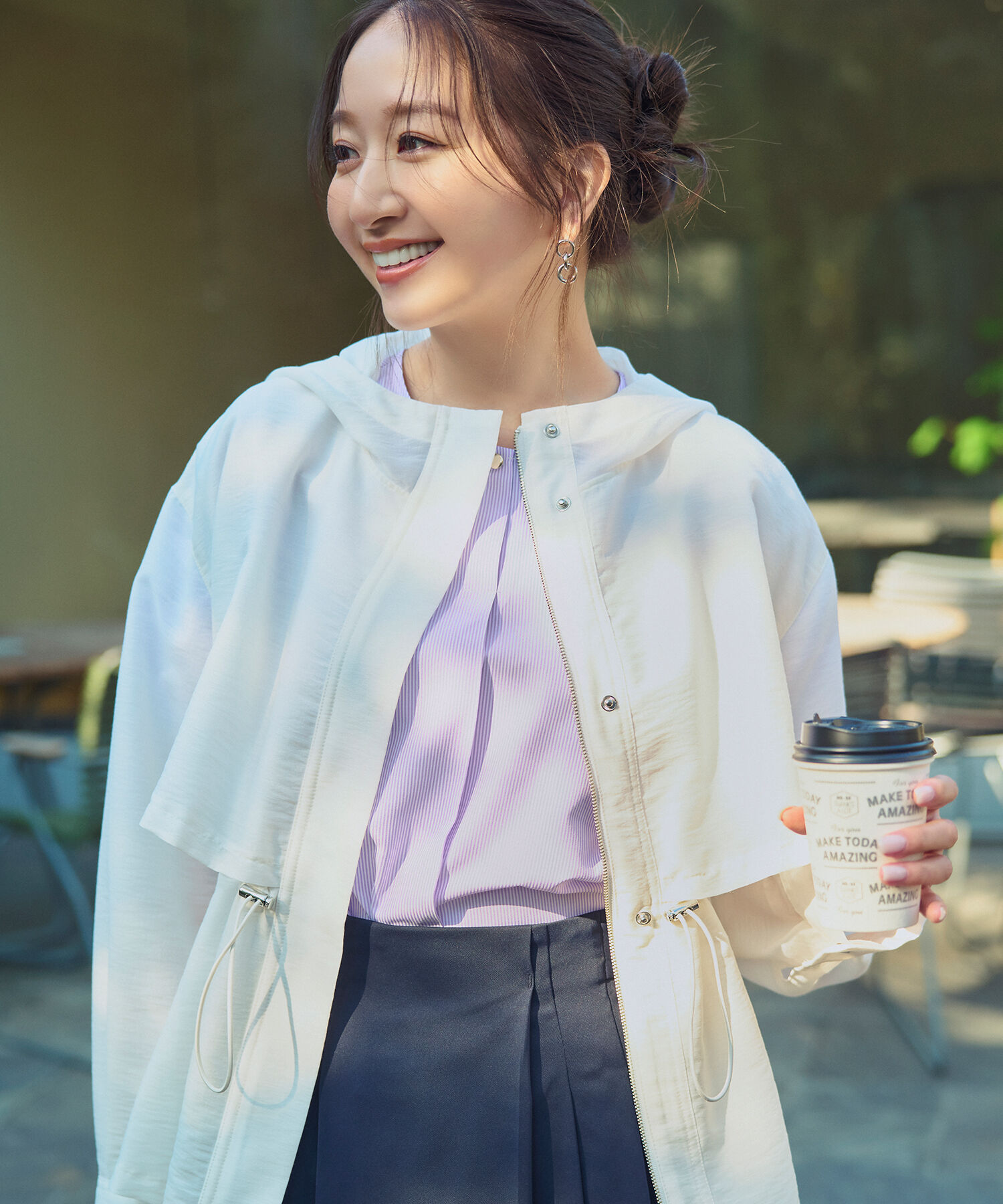  「フーディードロストブルゾン」|ブルゾン・スタジャン|オフ1