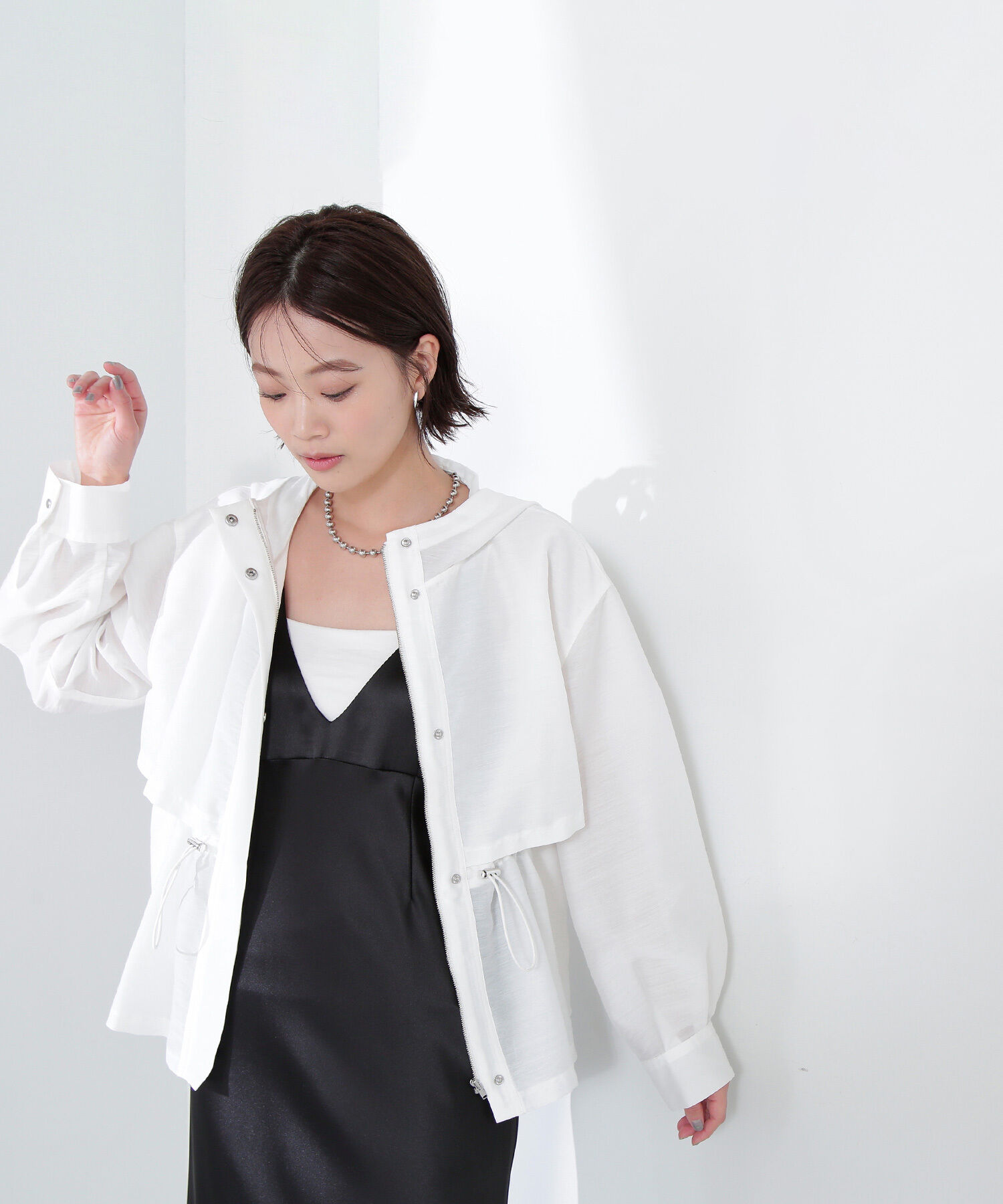  「フーディードロストブルゾン」|ブルゾン・スタジャン|