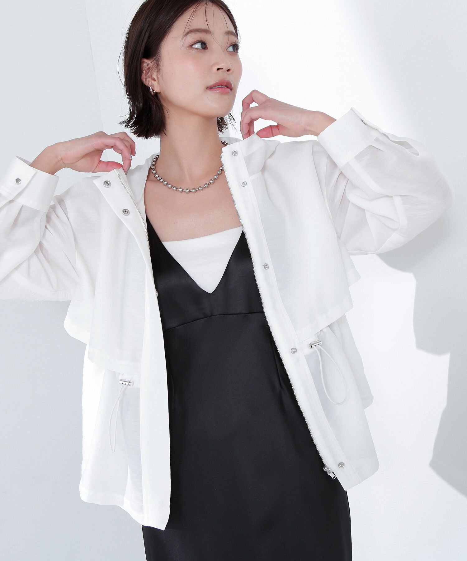  「フーディードロストブルゾン」|ブルゾン・スタジャン|