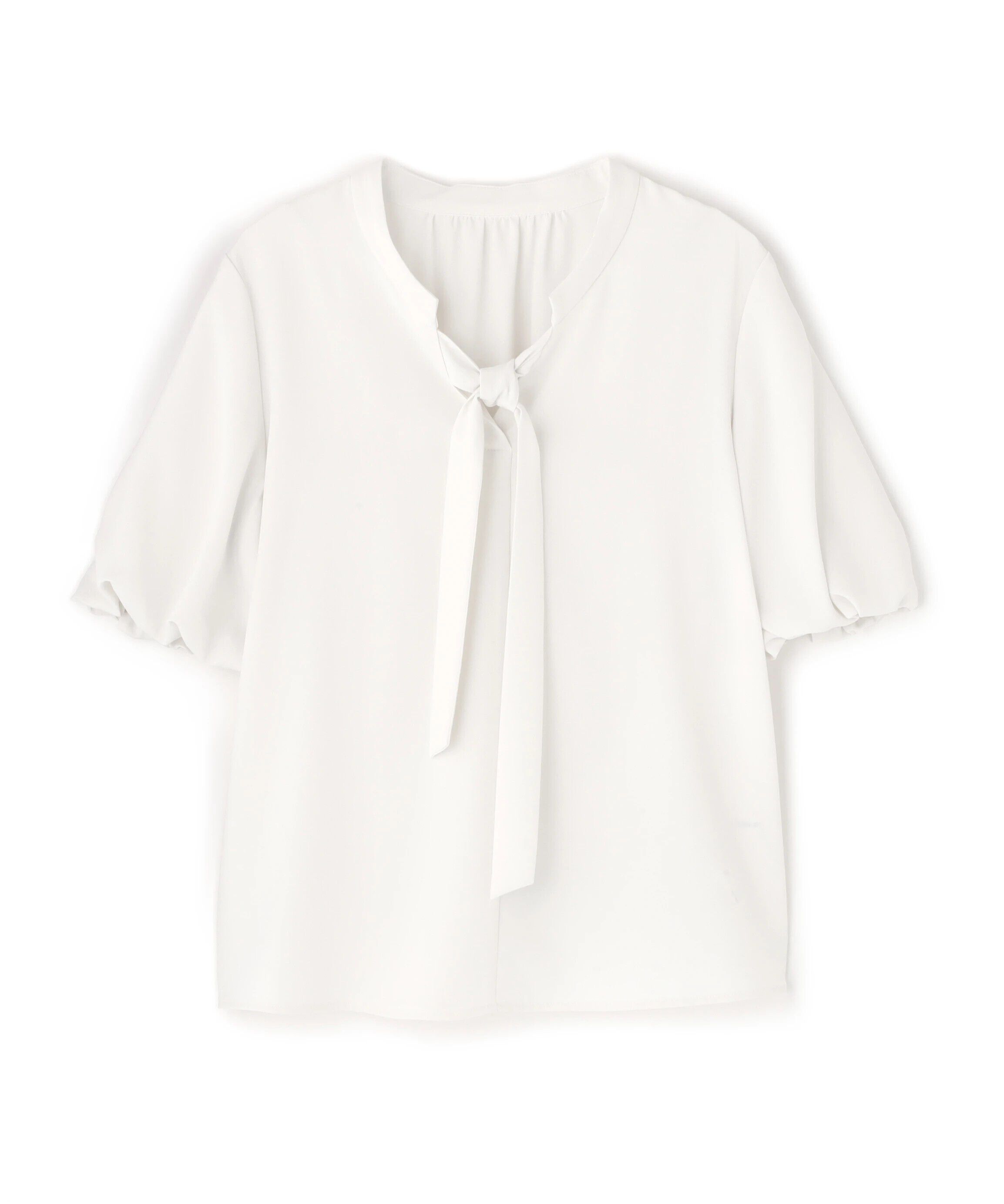  「バルーンスリーブボウタイブラウス」|シャツ・ブラウス|