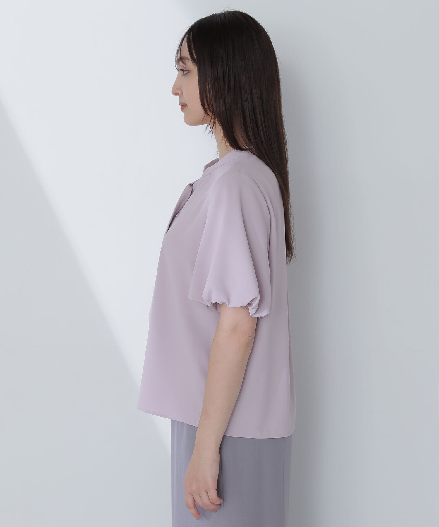  「バルーンスリーブボウタイブラウス」|シャツ・ブラウス|