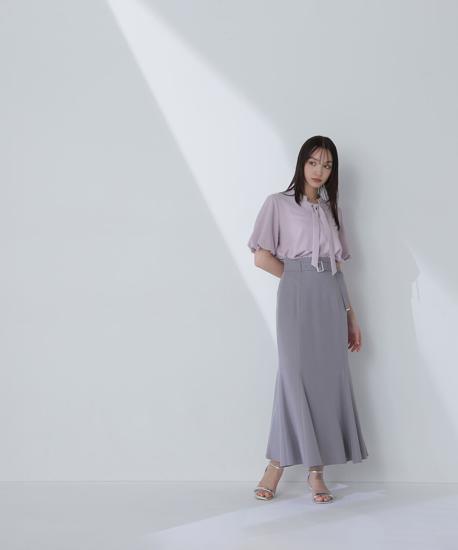  「バルーンスリーブボウタイブラウス」|シャツ・ブラウス|