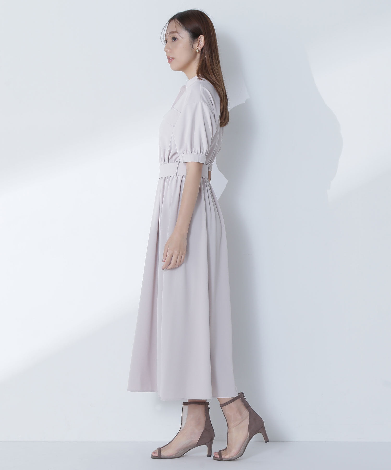  「ダブルポケットフォルムワンピース」|ワンピース|