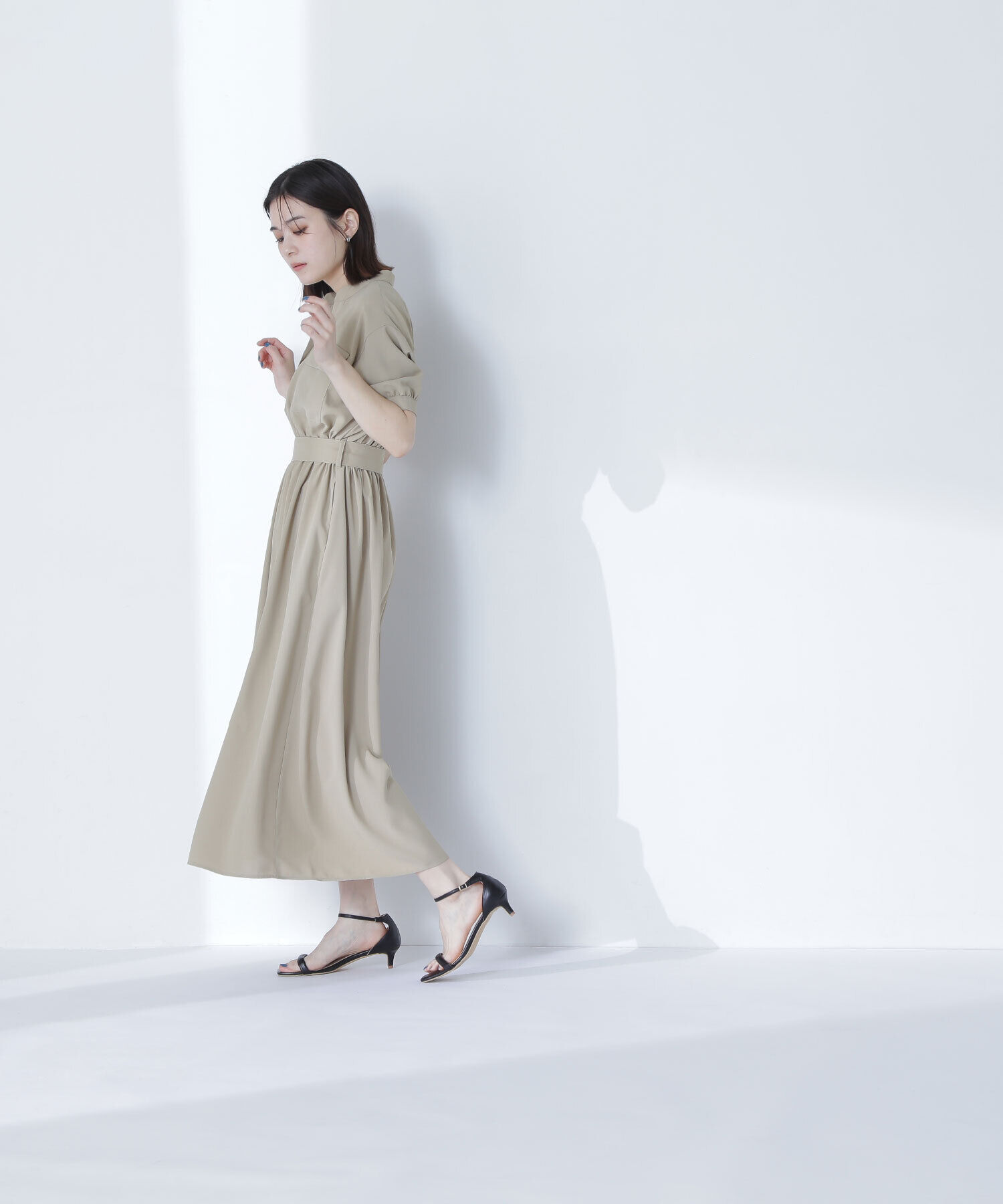  「ダブルポケットフォルムワンピース」|ワンピース|