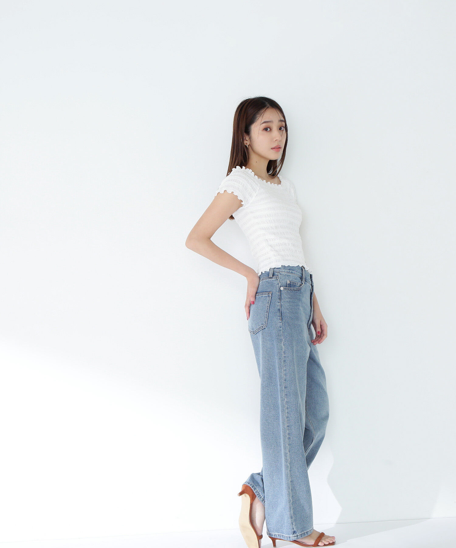  「コンパクトシャーリングトップス」|Tシャツ・カットソー|