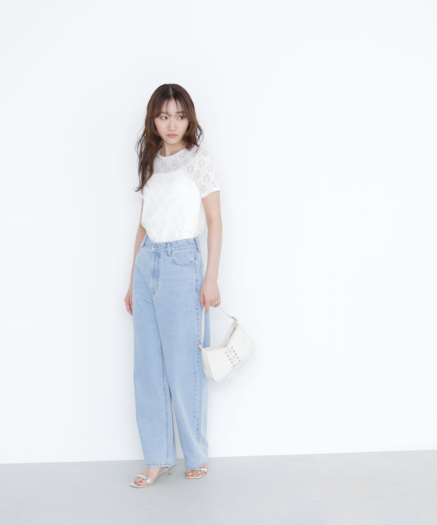  「カットレースTシャツ」|Tシャツ・カットソー|