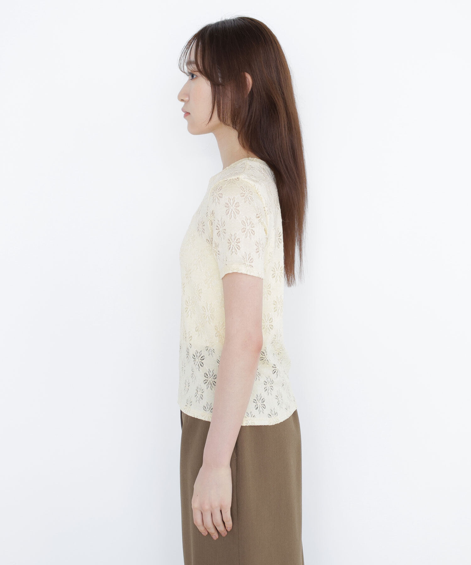  「カットレースTシャツ」|Tシャツ・カットソー|