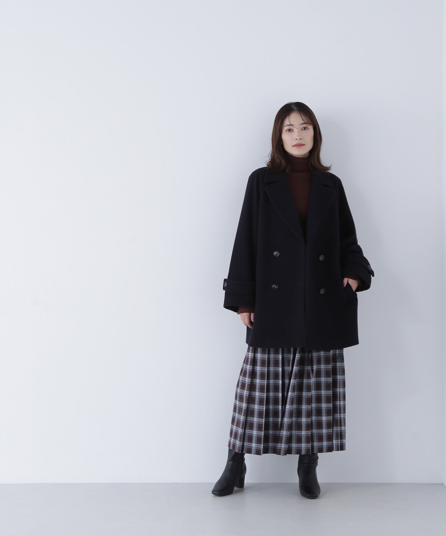  「ベルテッドチェックプリーツスカート」|スカート|