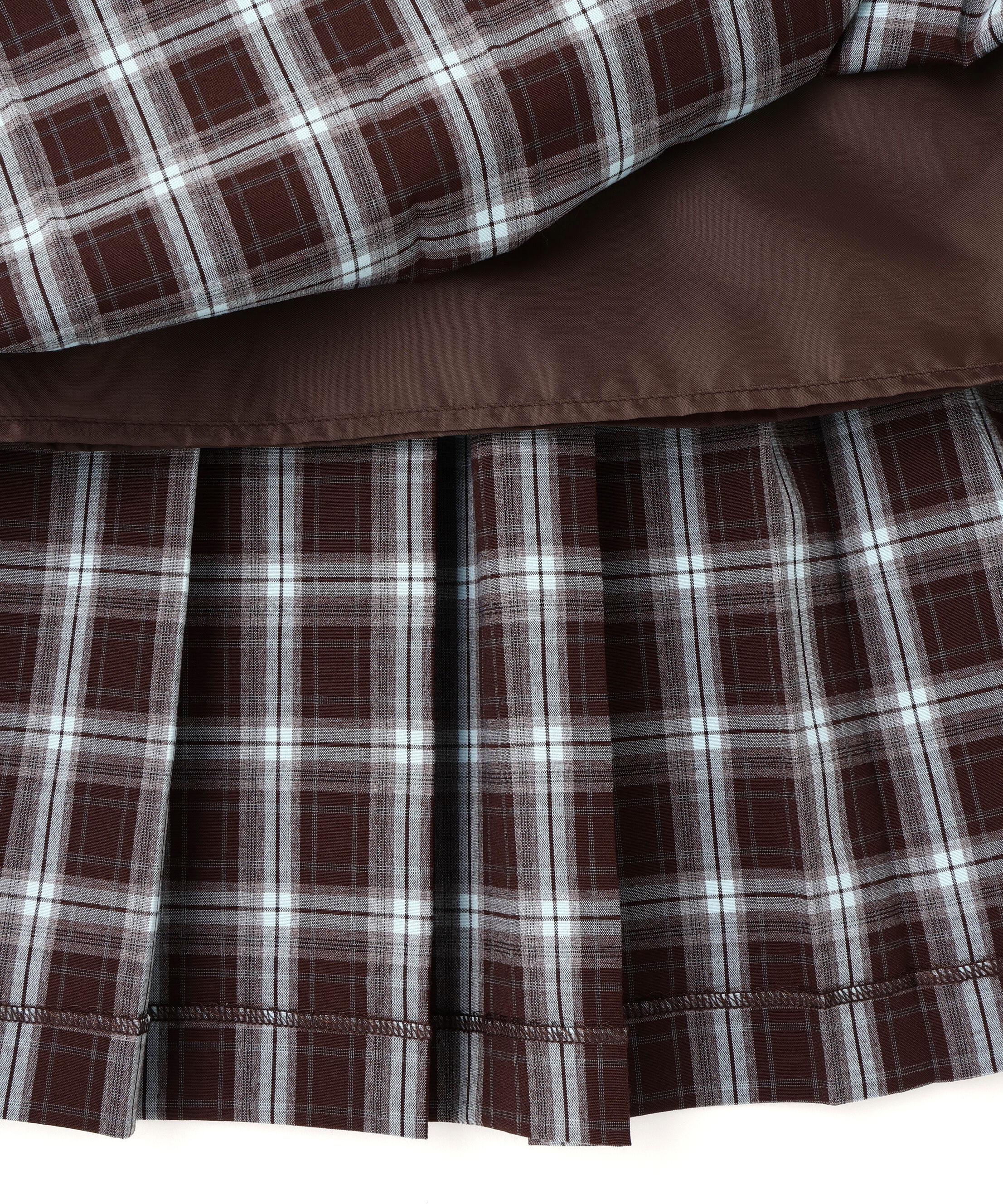  「ベルテッドチェックプリーツスカート」|スカート|