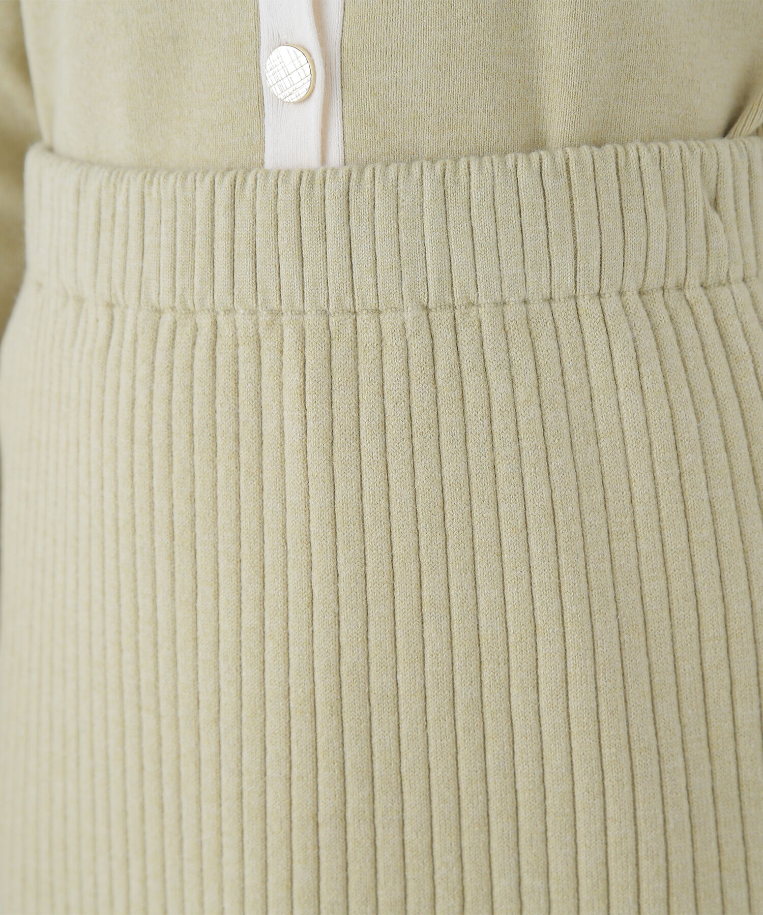  「バイカラーニットジャケット＆スカート」|ワンピース|