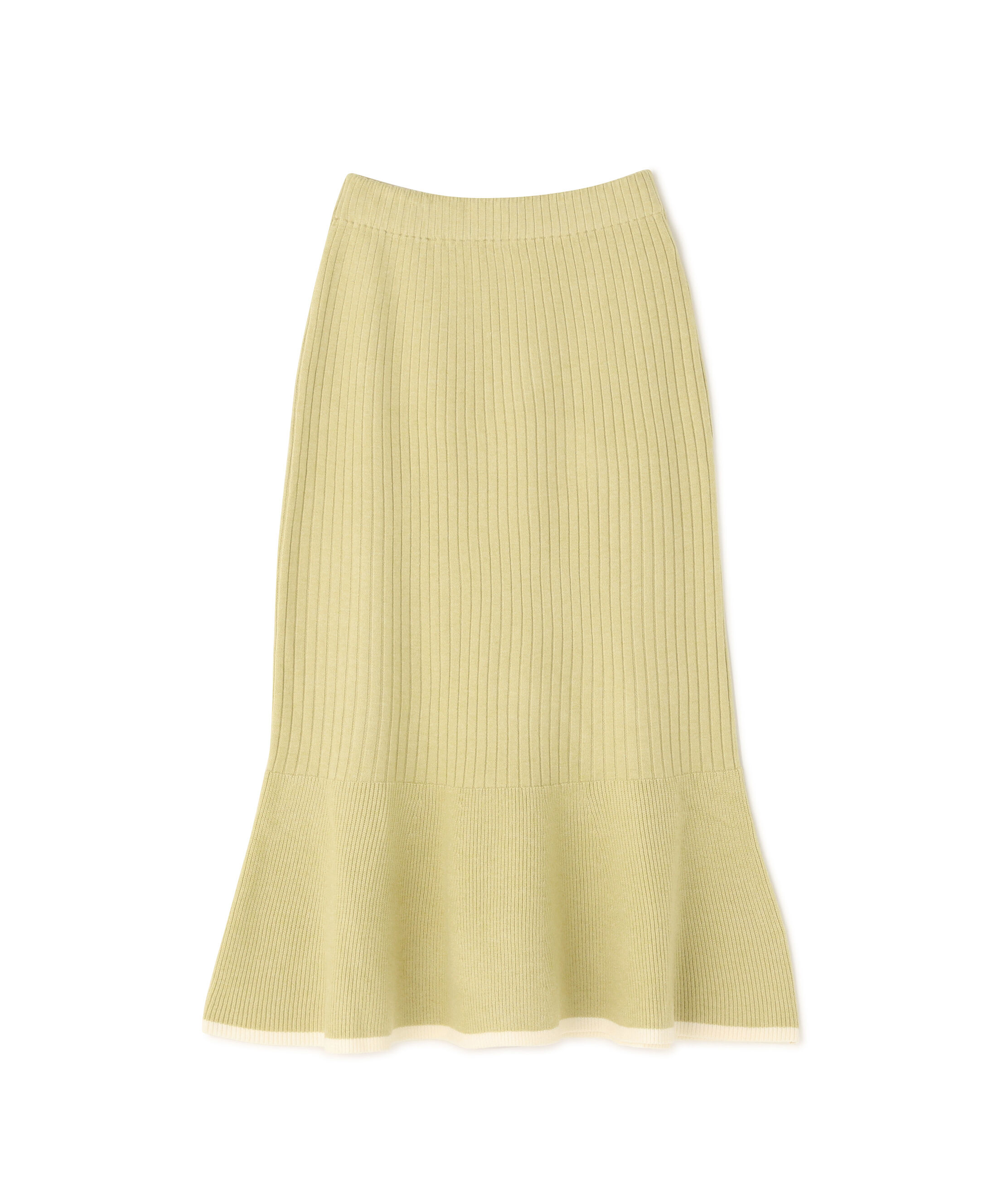  「バイカラーニットジャケット＆スカート」|ワンピース|