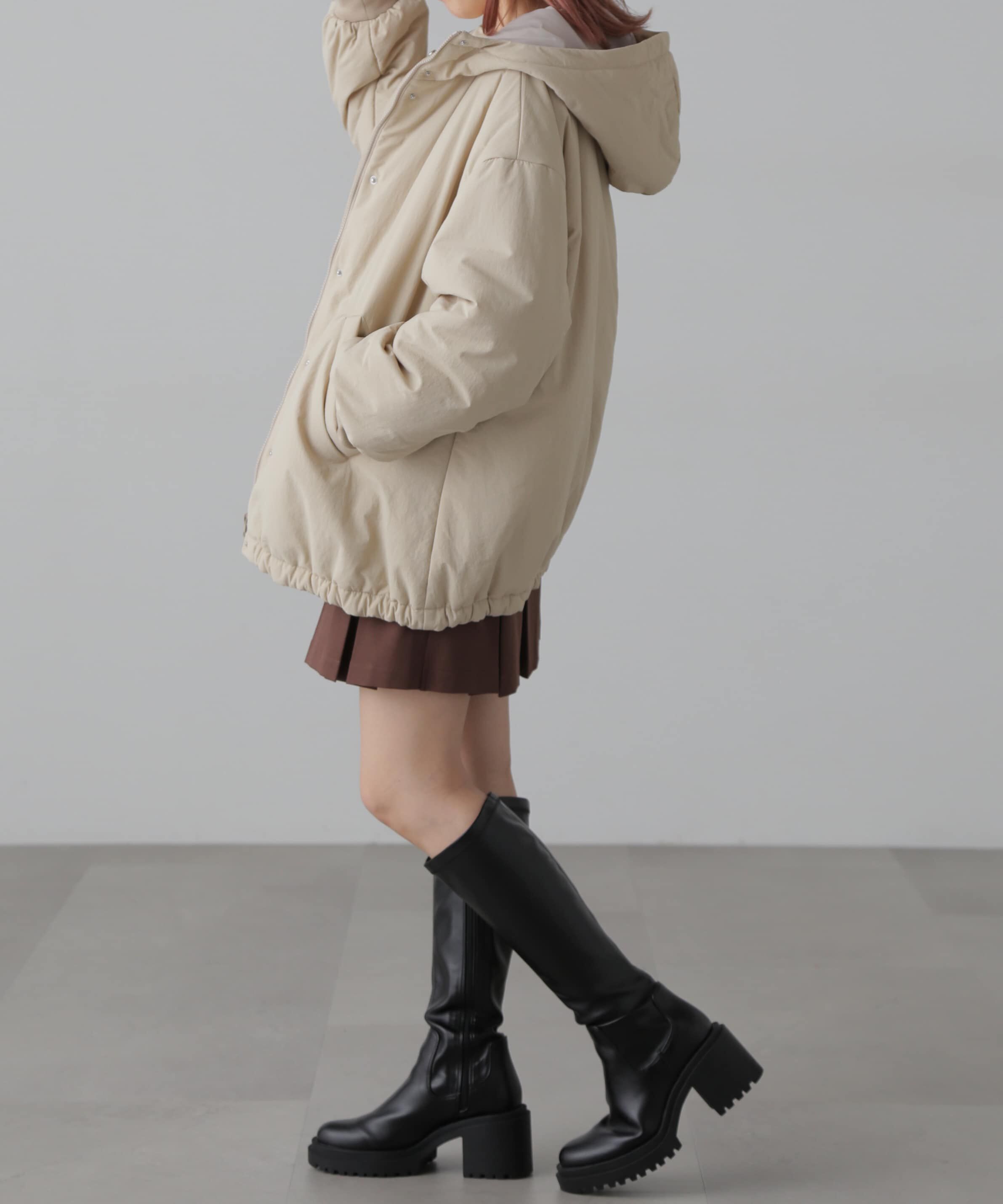  「ミドル丈中綿ブルゾン」|ブルゾン・スタジャン|