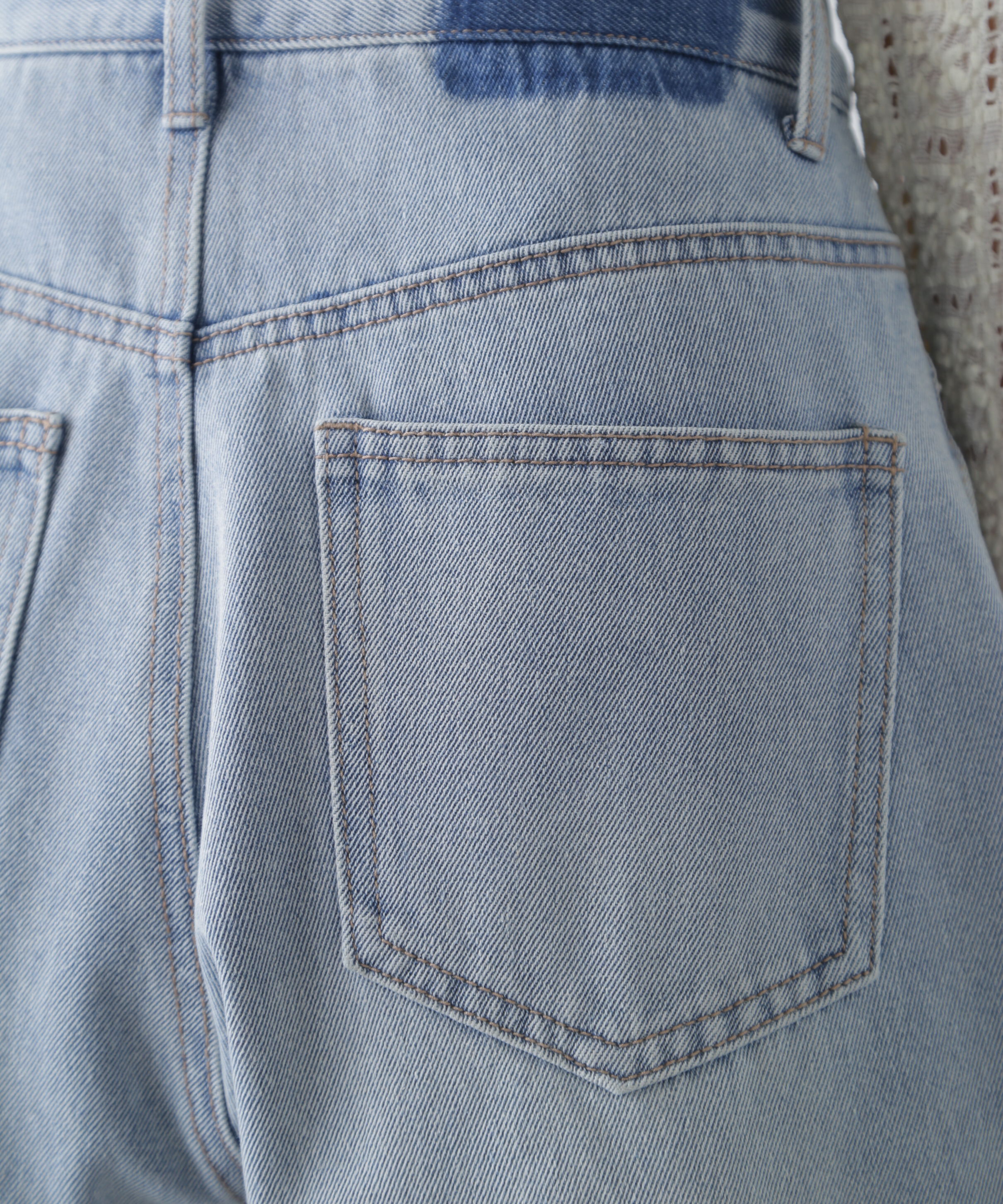  「[低身長サイズ/Sシリーズ]サイドタックカーブデニムパンツ」|その他|