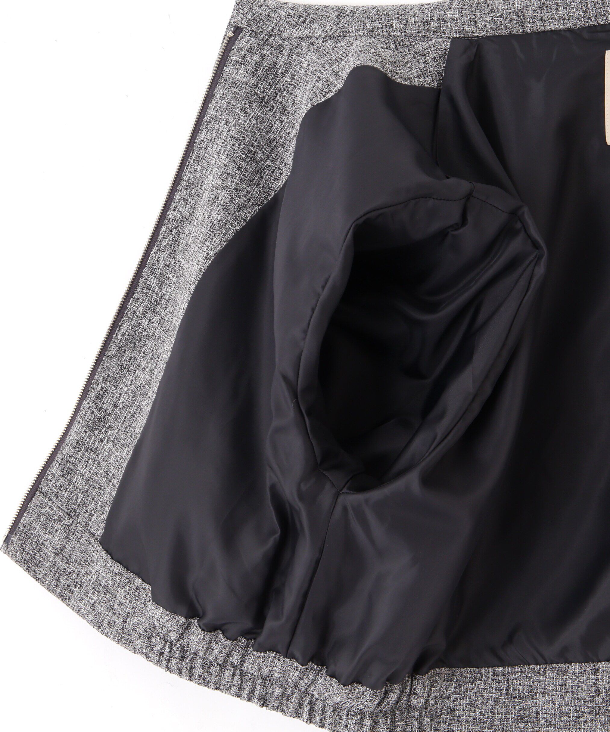  「ツイードジップブルゾン」|ブルゾン・スタジャン|