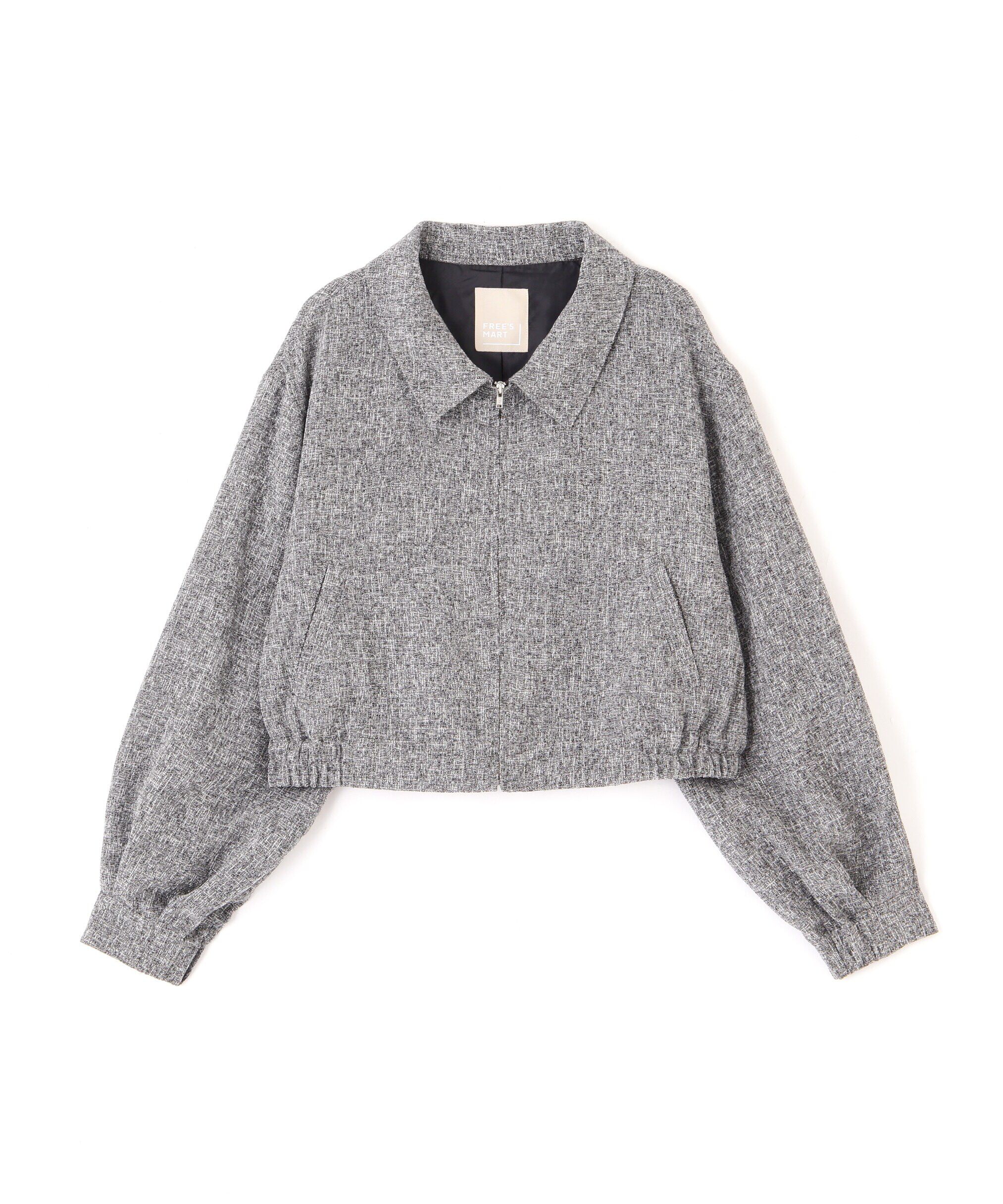  「ツイードジップブルゾン」|ブルゾン・スタジャン|