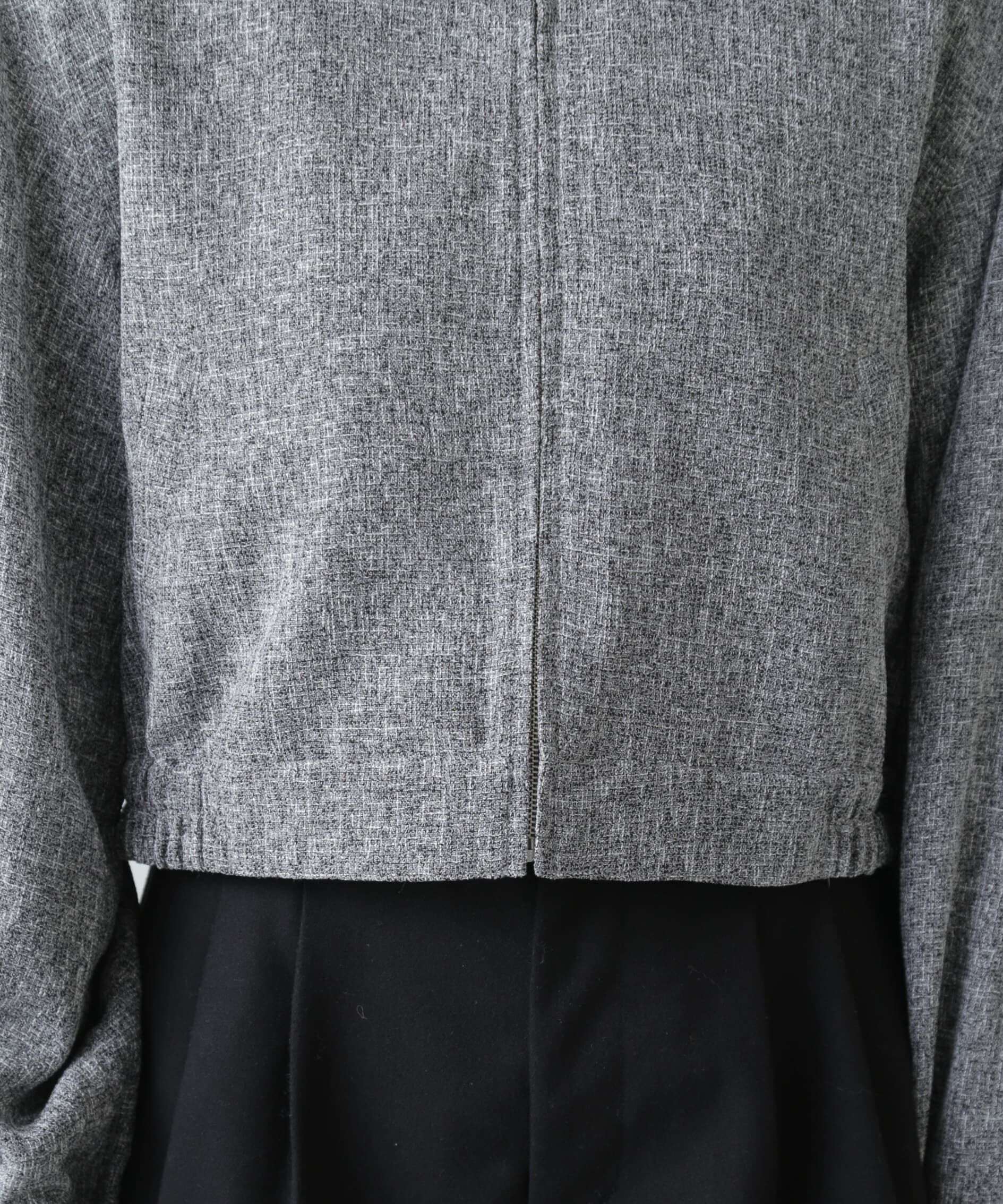  「ツイードジップブルゾン」|ブルゾン・スタジャン|