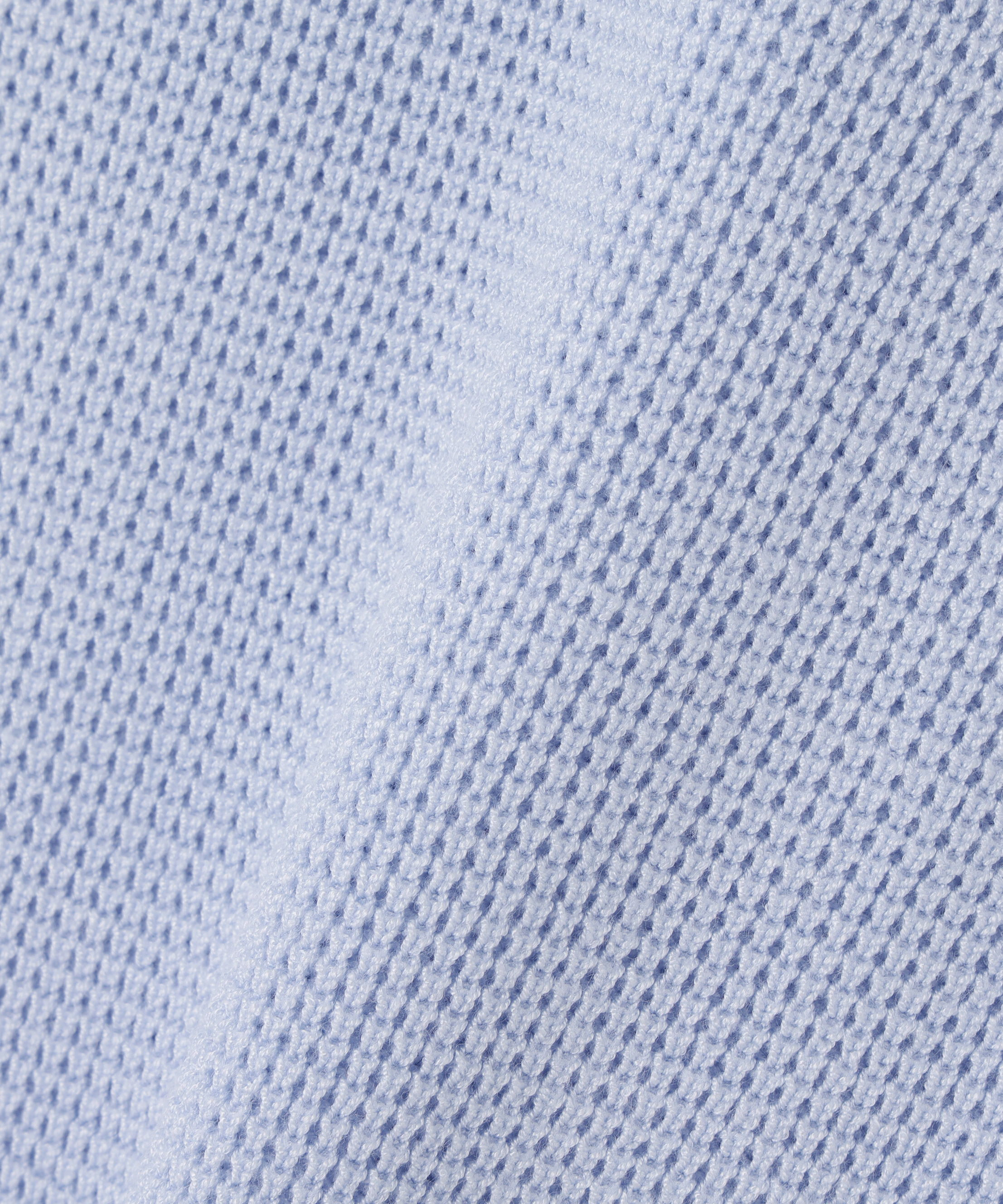  「配色ラインニットポロ」|ニット・セーター|