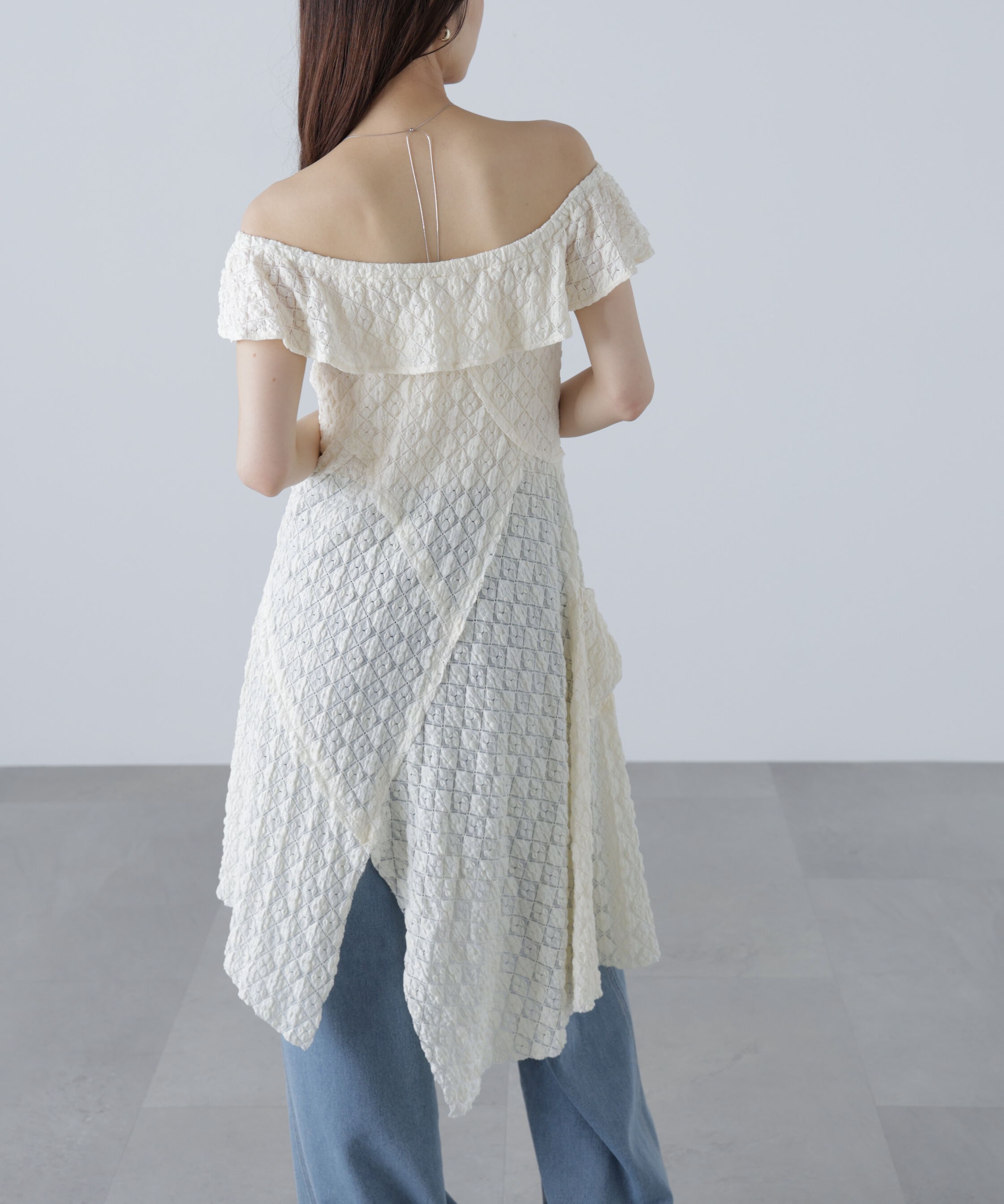  「イレヘムオフショルミニワンピース」|ワンピース|