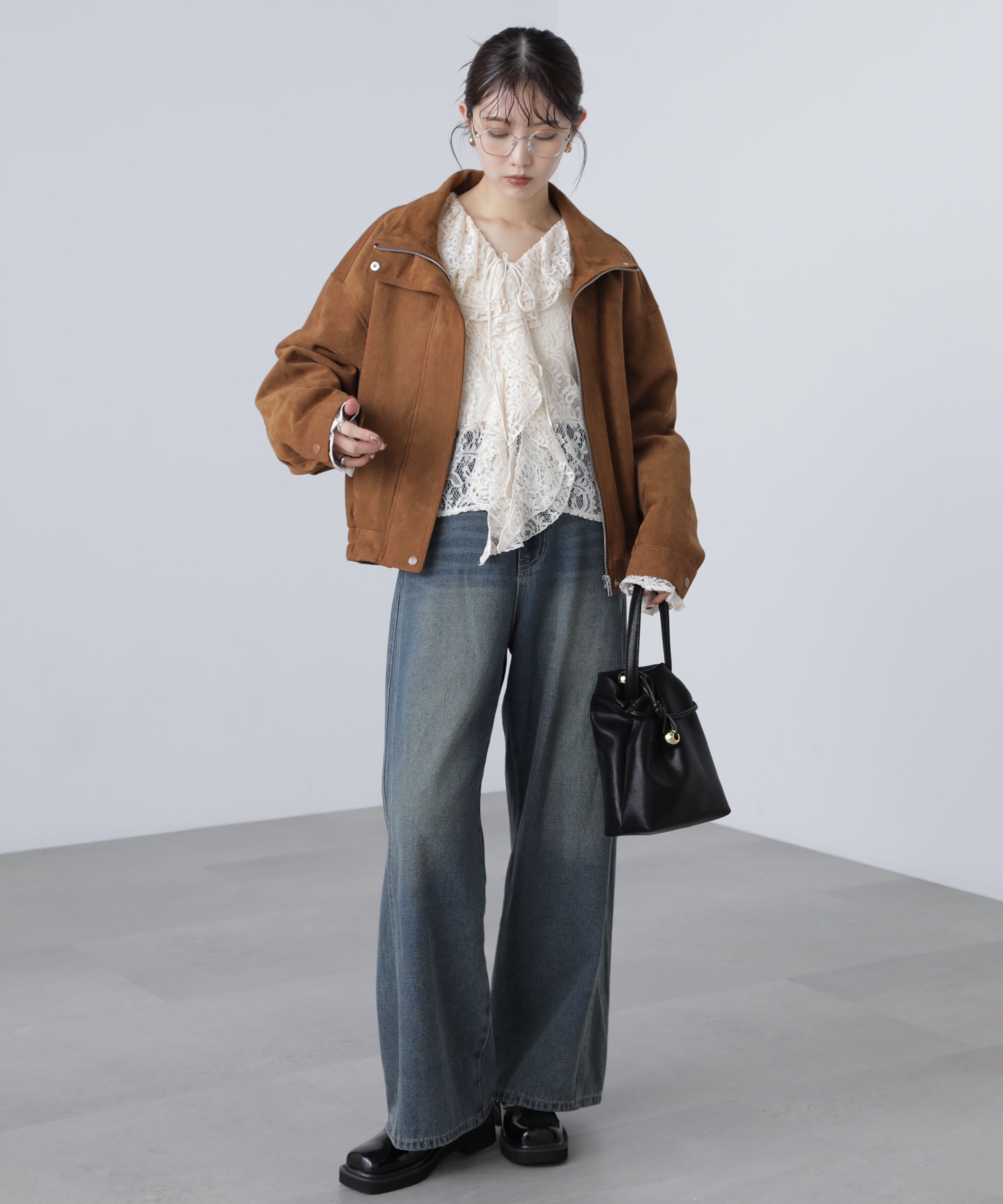  「ダブルラッフルフリルブラウス」|シャツ・ブラウス|