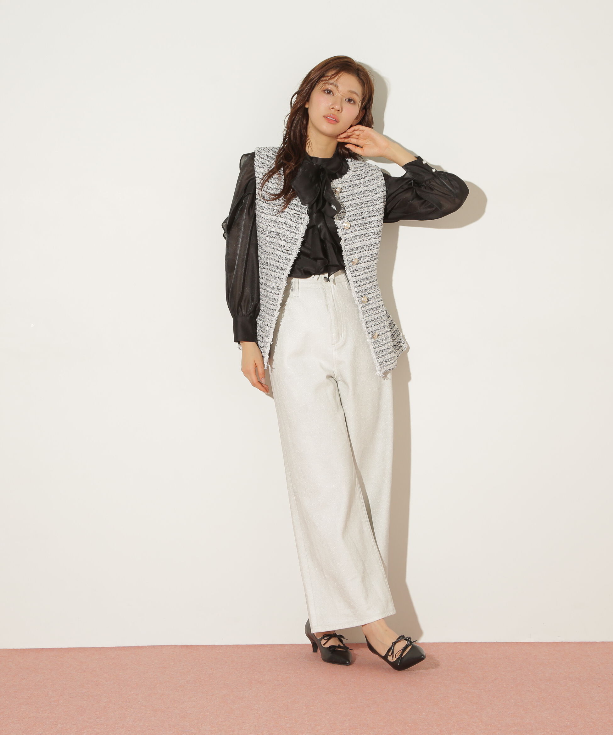  「ベルト付きノーカラージレ」|その他|