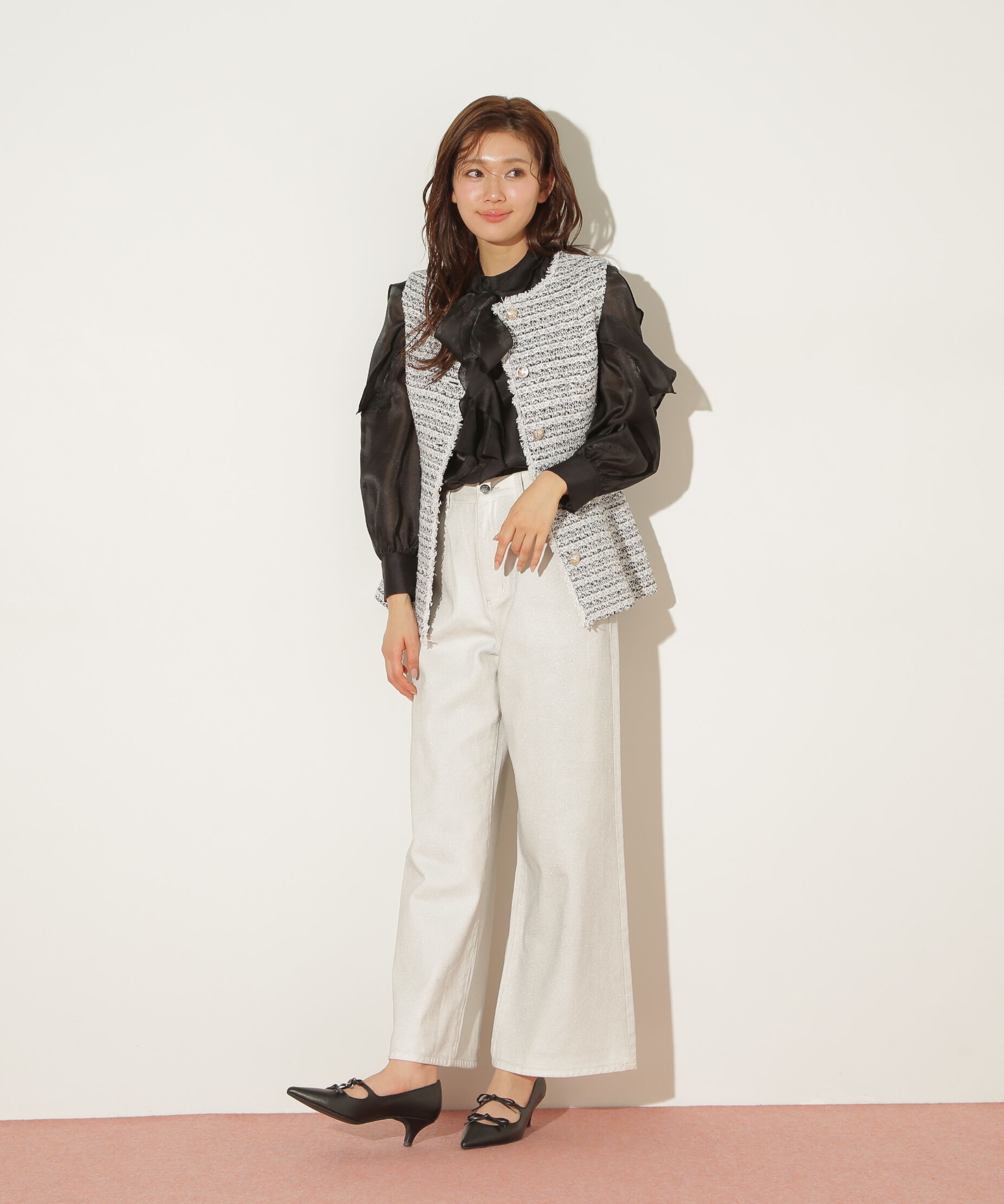  「ベルト付きノーカラージレ」|その他|