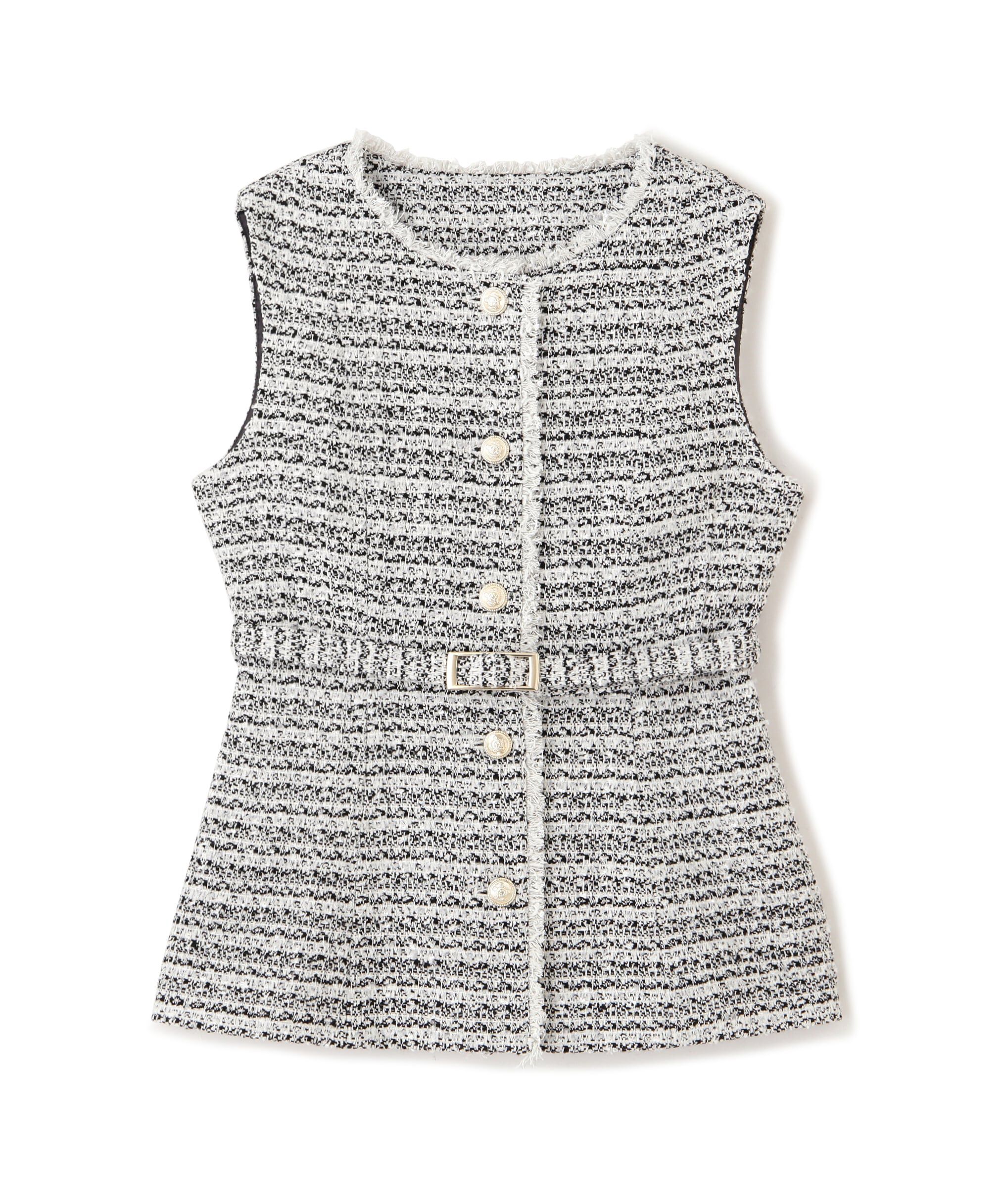  「ベルト付きノーカラージレ」|その他|