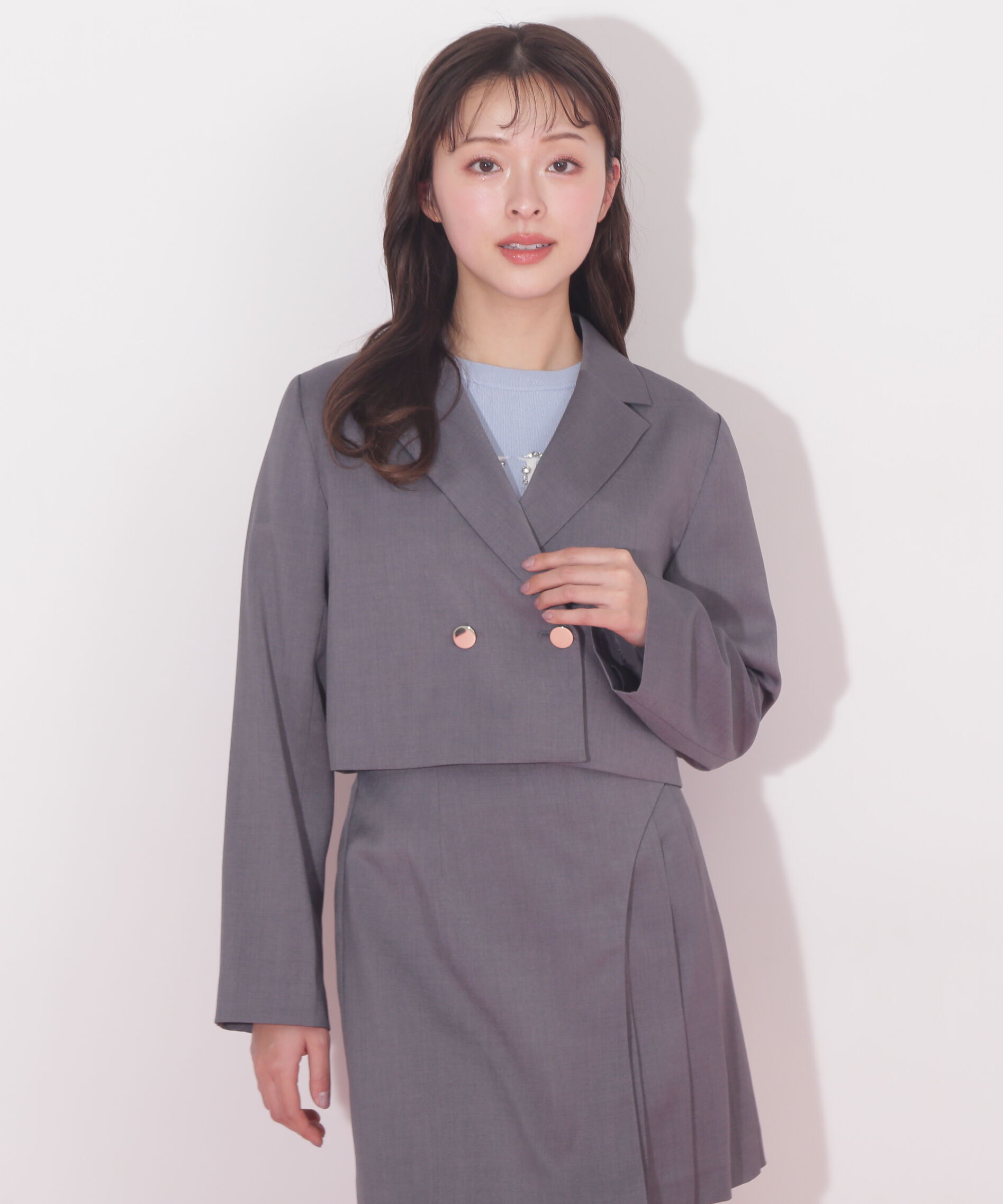  「麻調合繊スーチングジャケット」|その他|グレー