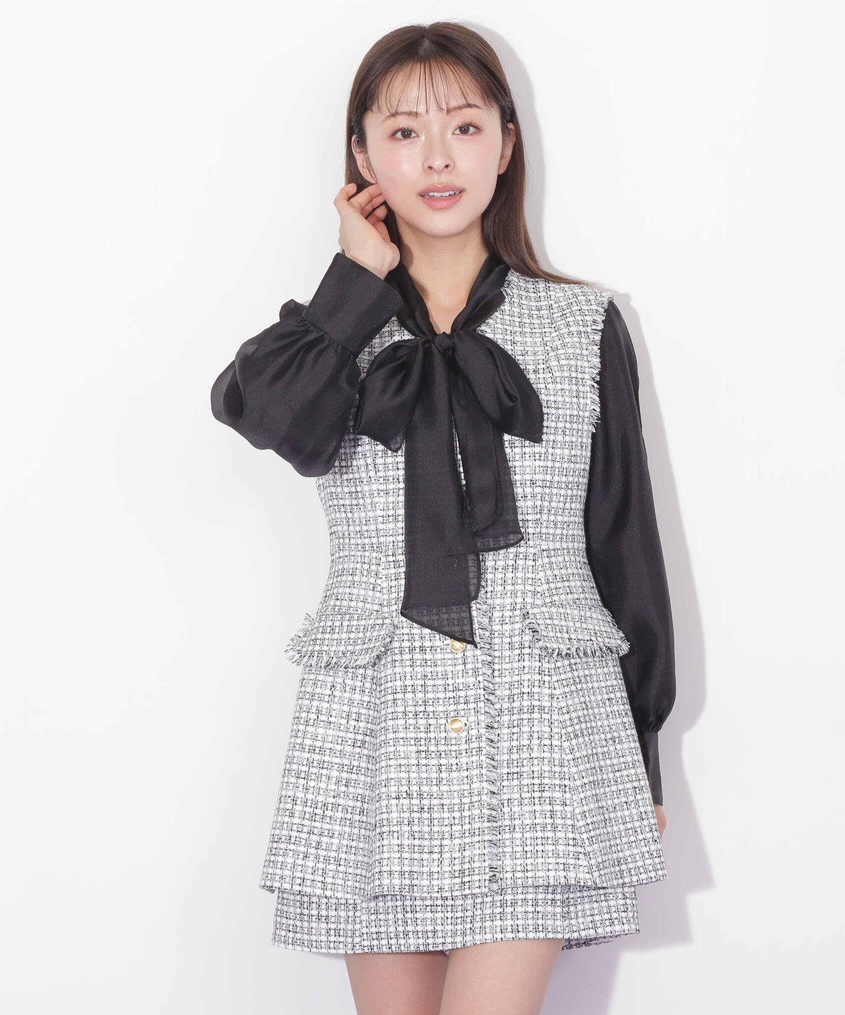  「サマーツィードペプラムジレ」|その他|ブラックミッ