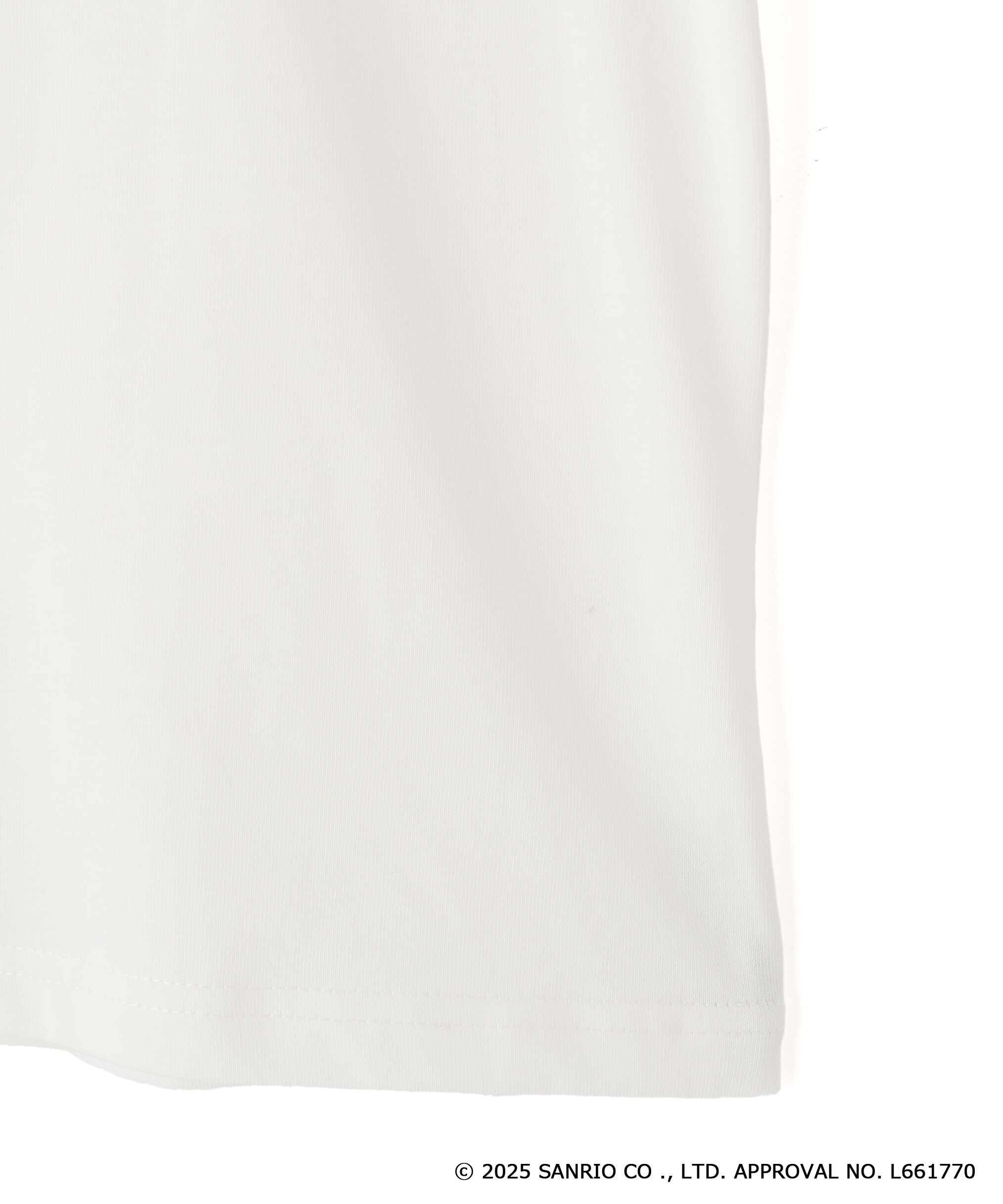  「＜マイメロディ＆クロミコラボ＞オーガニックコットン刺繍ロゴTシャツ」|Tシャツ・カットソー|