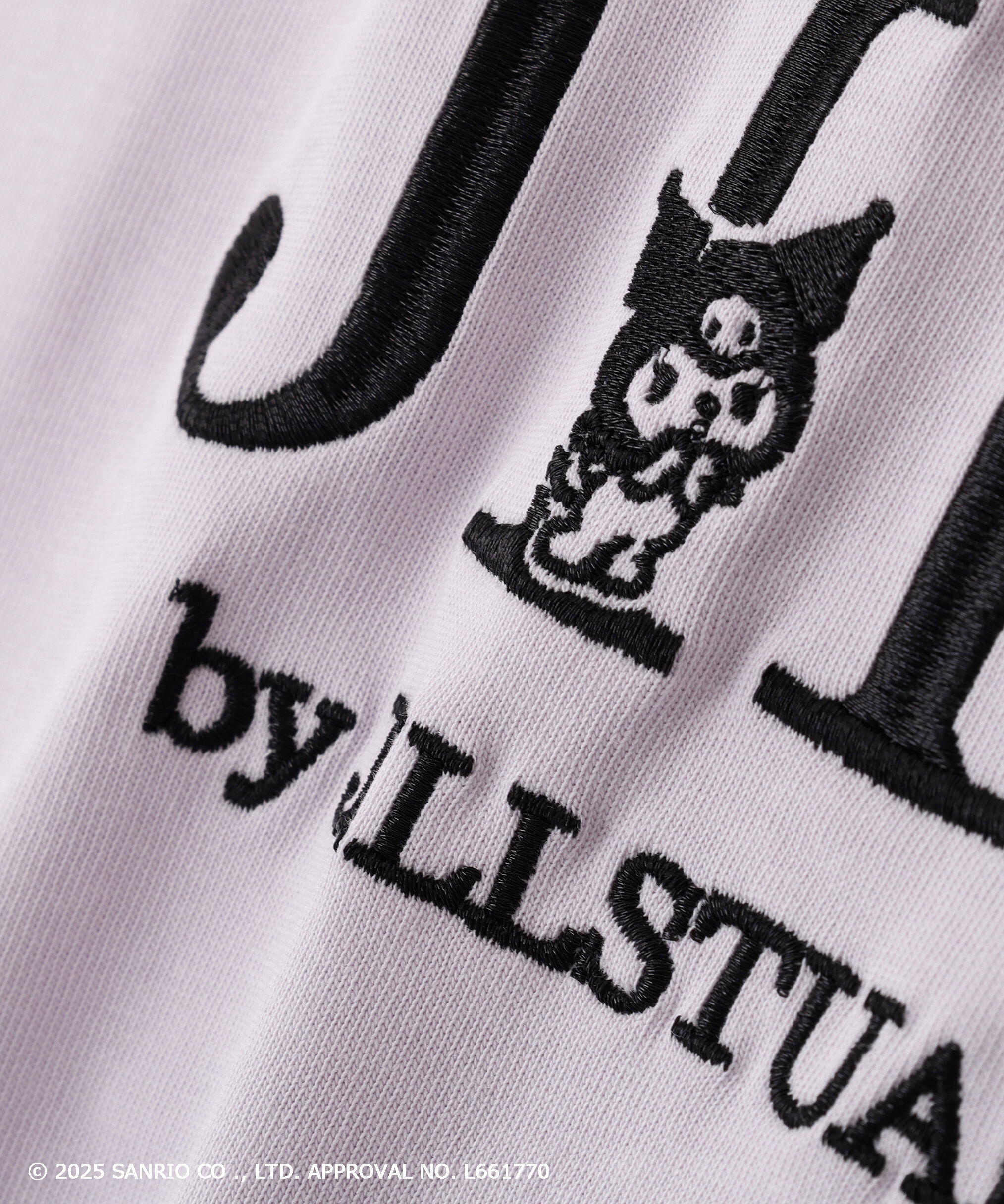  「＜マイメロディ＆クロミコラボ＞オーガニックコットン刺繍ロゴTシャツ」|Tシャツ・カットソー|