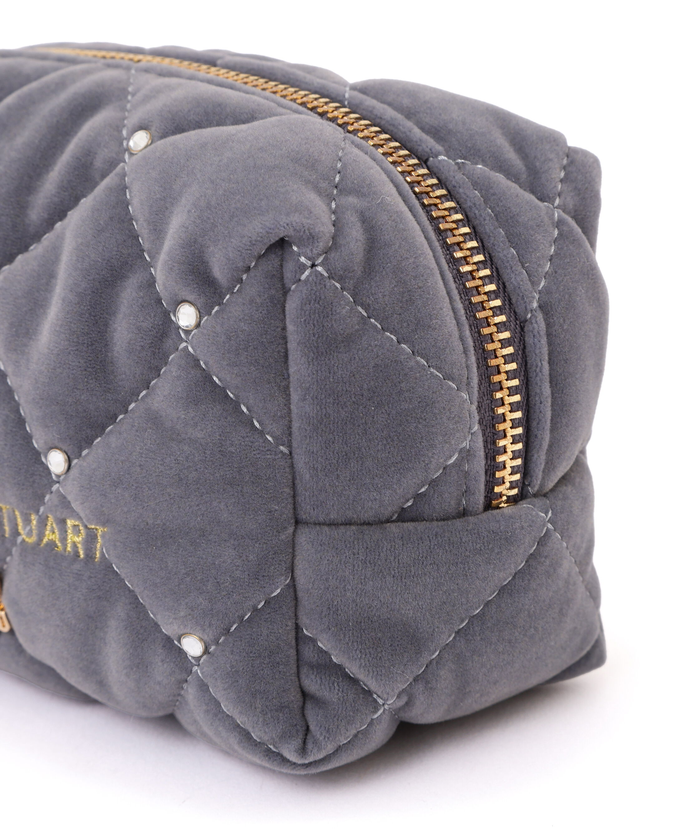  「ビジューリボンキルティングポーチ」|財布|