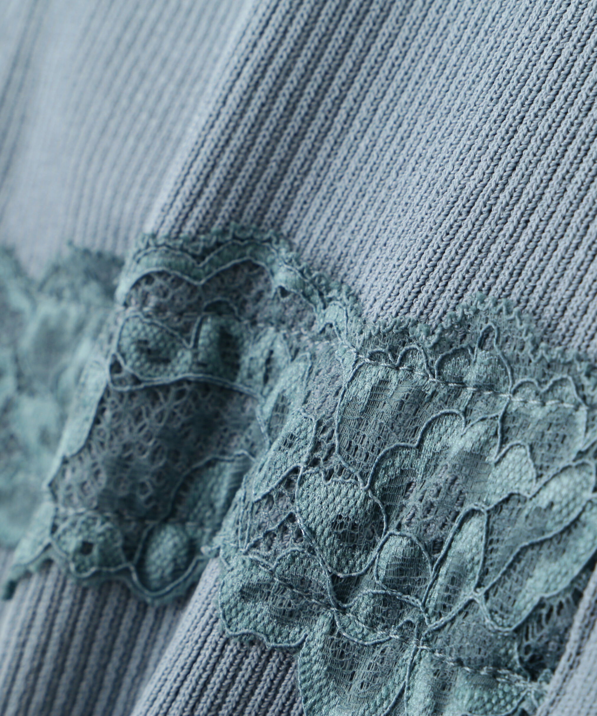 PROPORTION BODY DRESSING「レース切替ニット」|ニット・セーター|