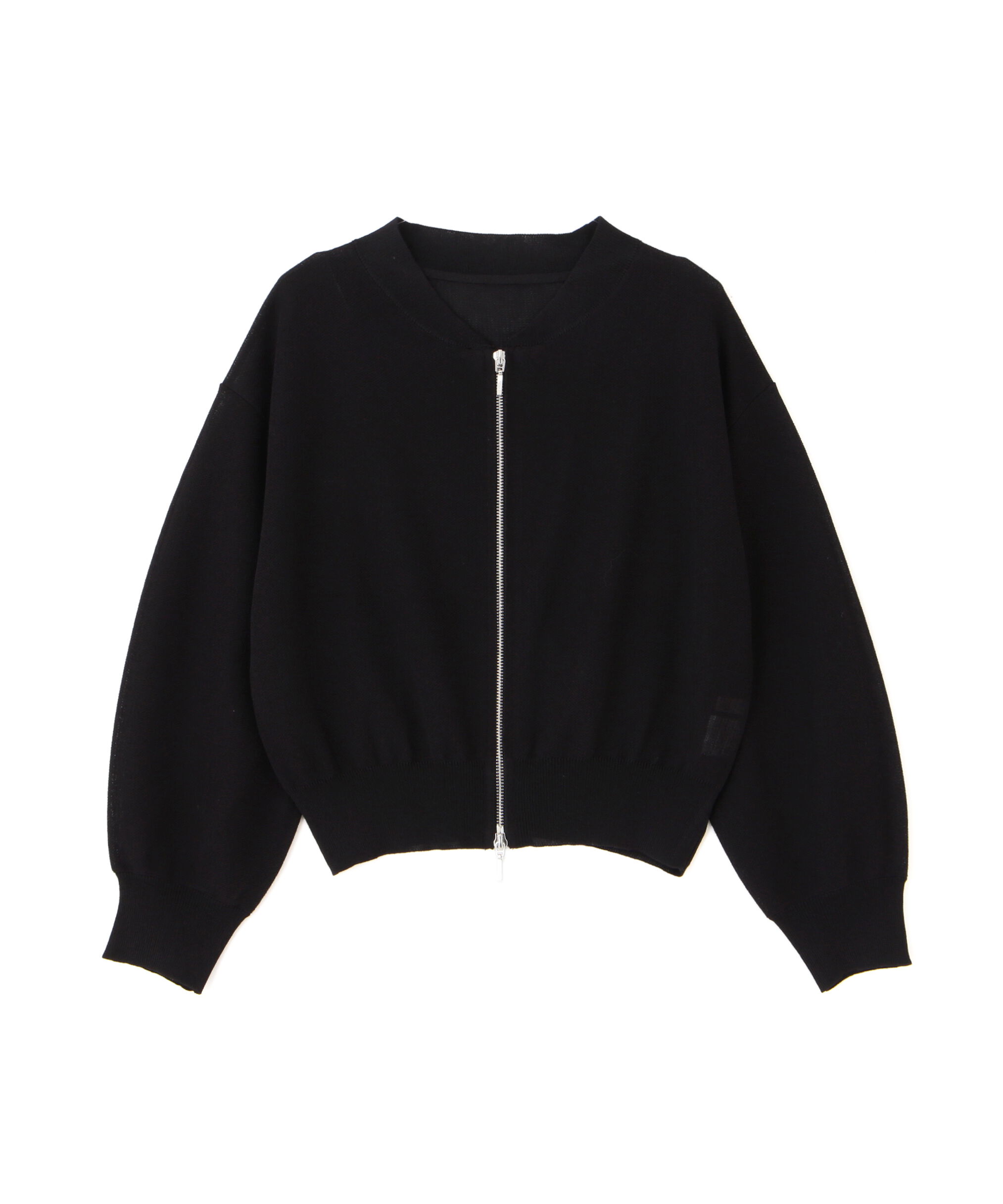 PROPORTION BODY DRESSING「シアーニットブルゾン」|ブルゾン・スタジャン|