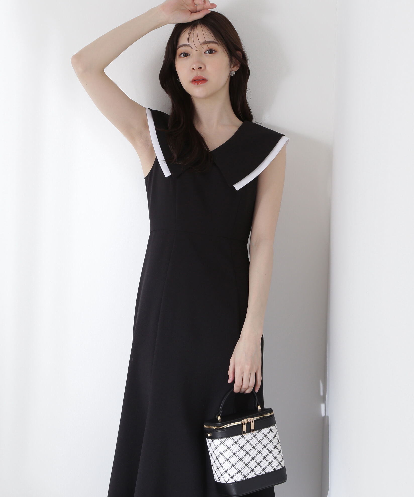 PROPORTION BODY DRESSING「ビッグカラーマーメイドワンピース」|ワンピース|