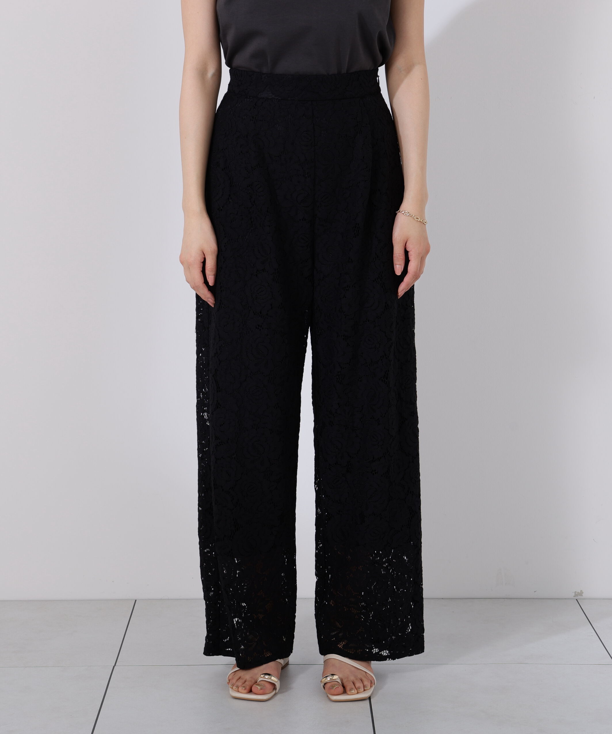 PROPORTION BODY DRESSING「《EDIT COLOGNE》レースワイドパンツ」|その他|