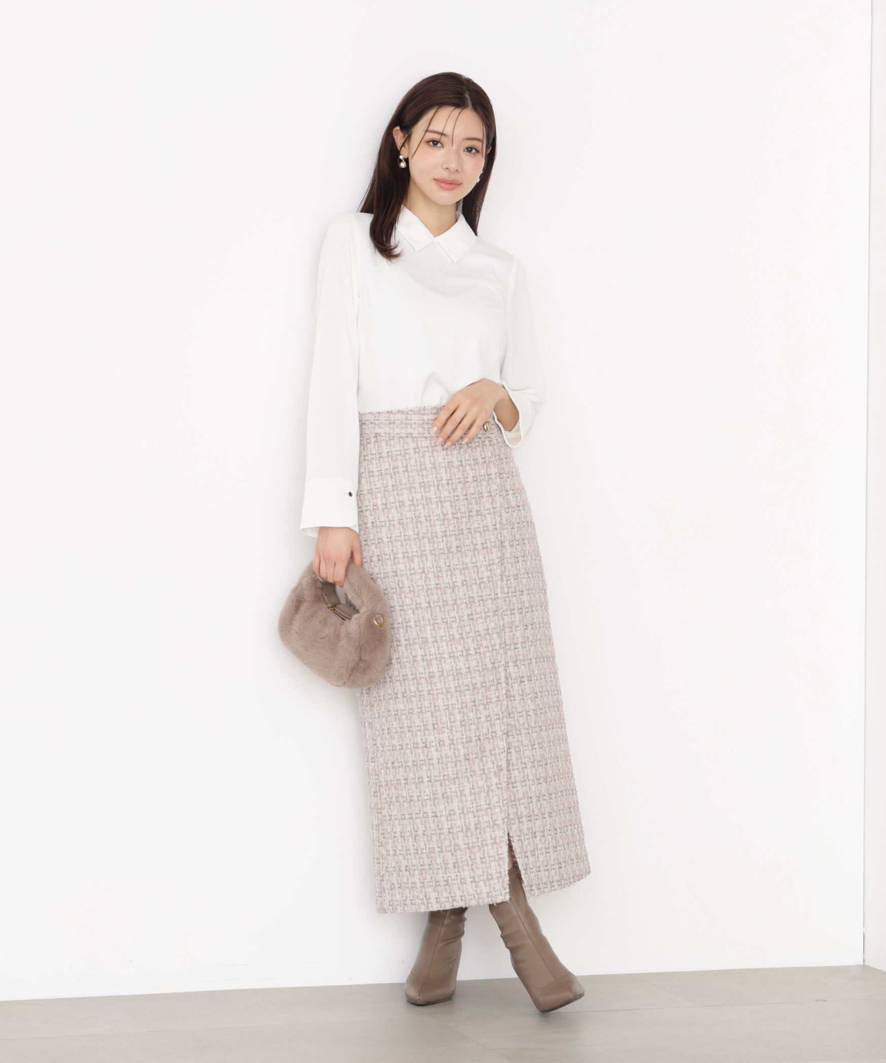 PROPORTION BODY DRESSING「＜ウォッシャブル＞ちびカラーブラウス」|シャツ・ブラウス|