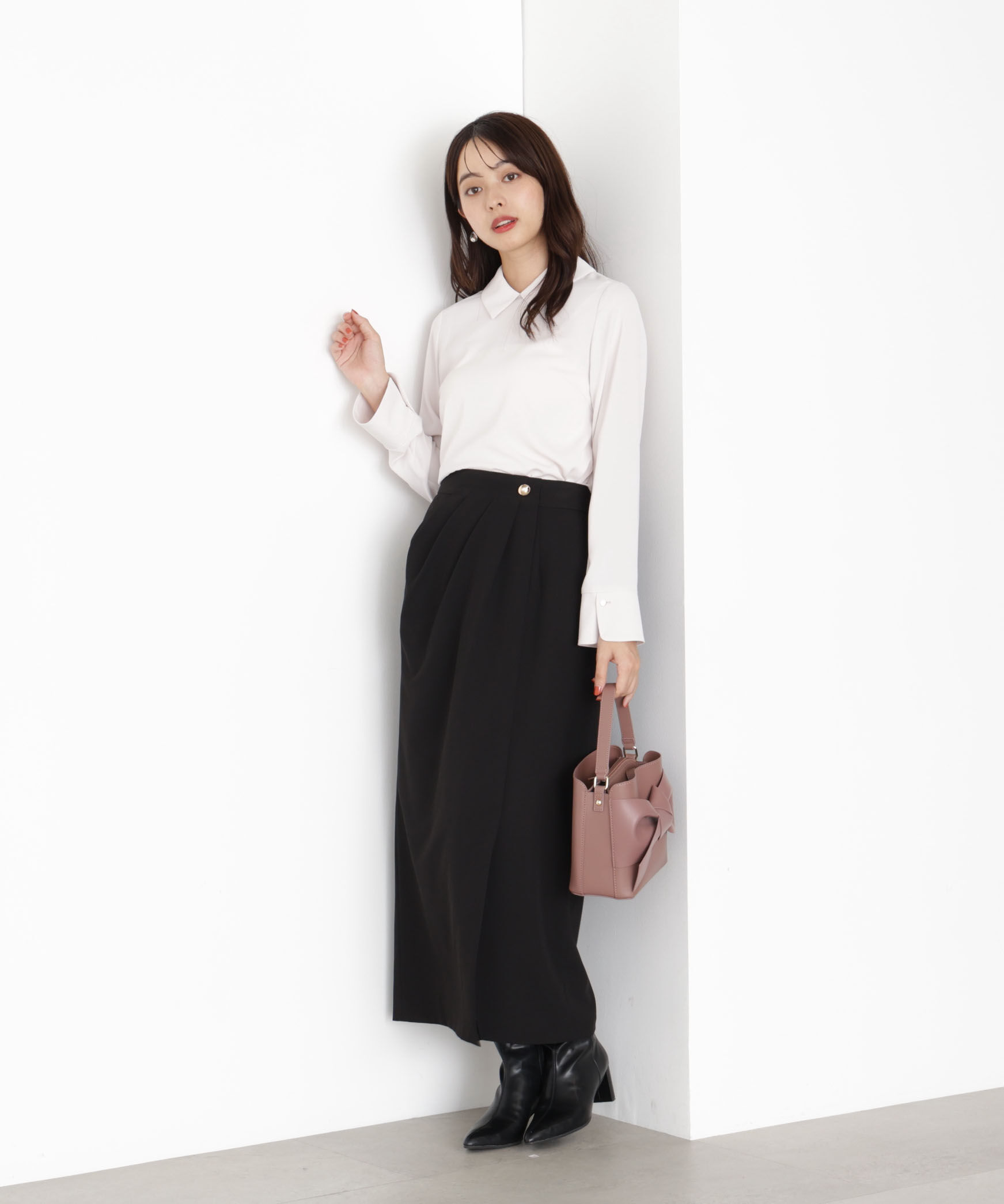 PROPORTION BODY DRESSING「＜ウォッシャブル＞ちびカラーブラウス」|シャツ・ブラウス|