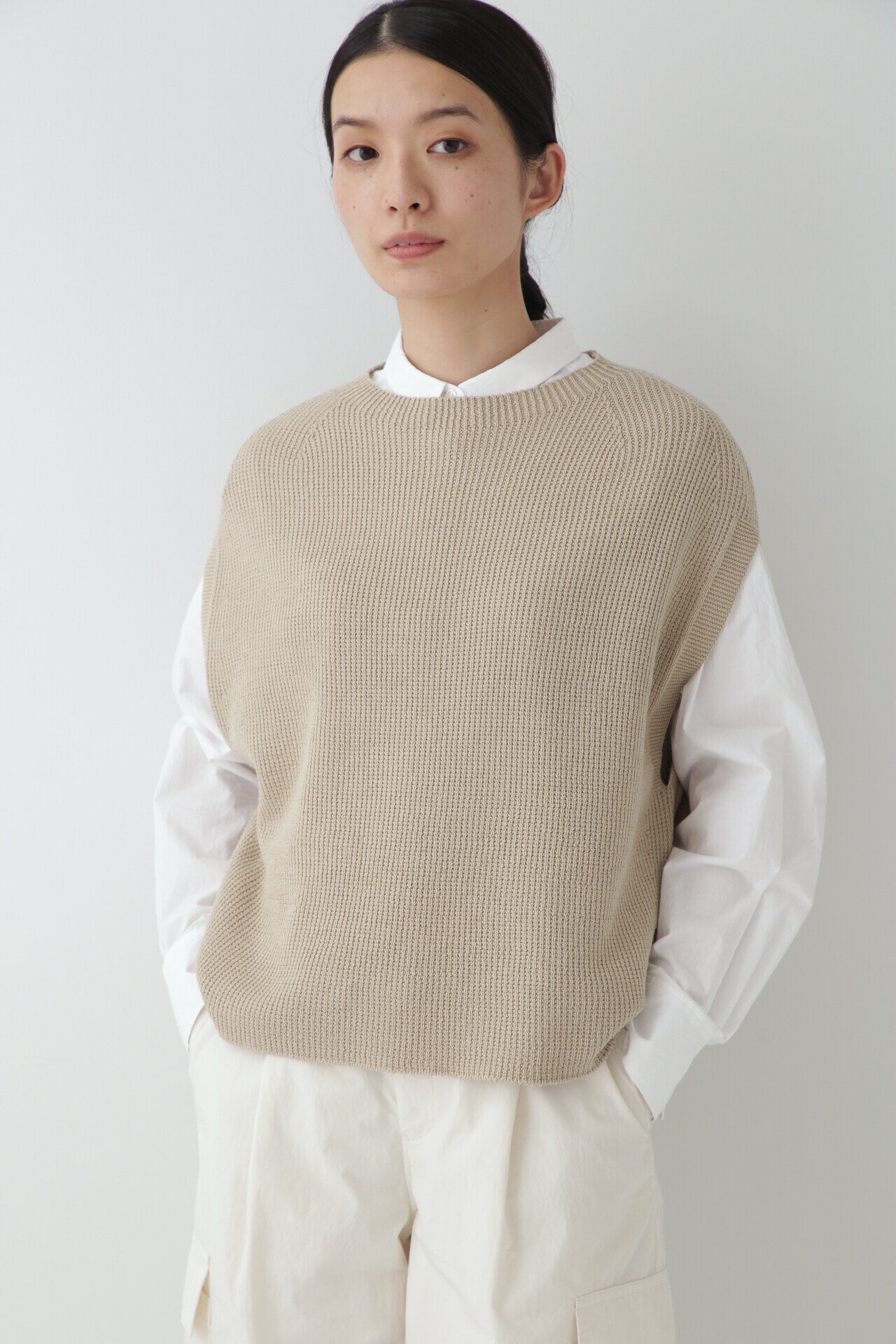  「◆ニットベスト」|ニット・セーター|ライトベージ