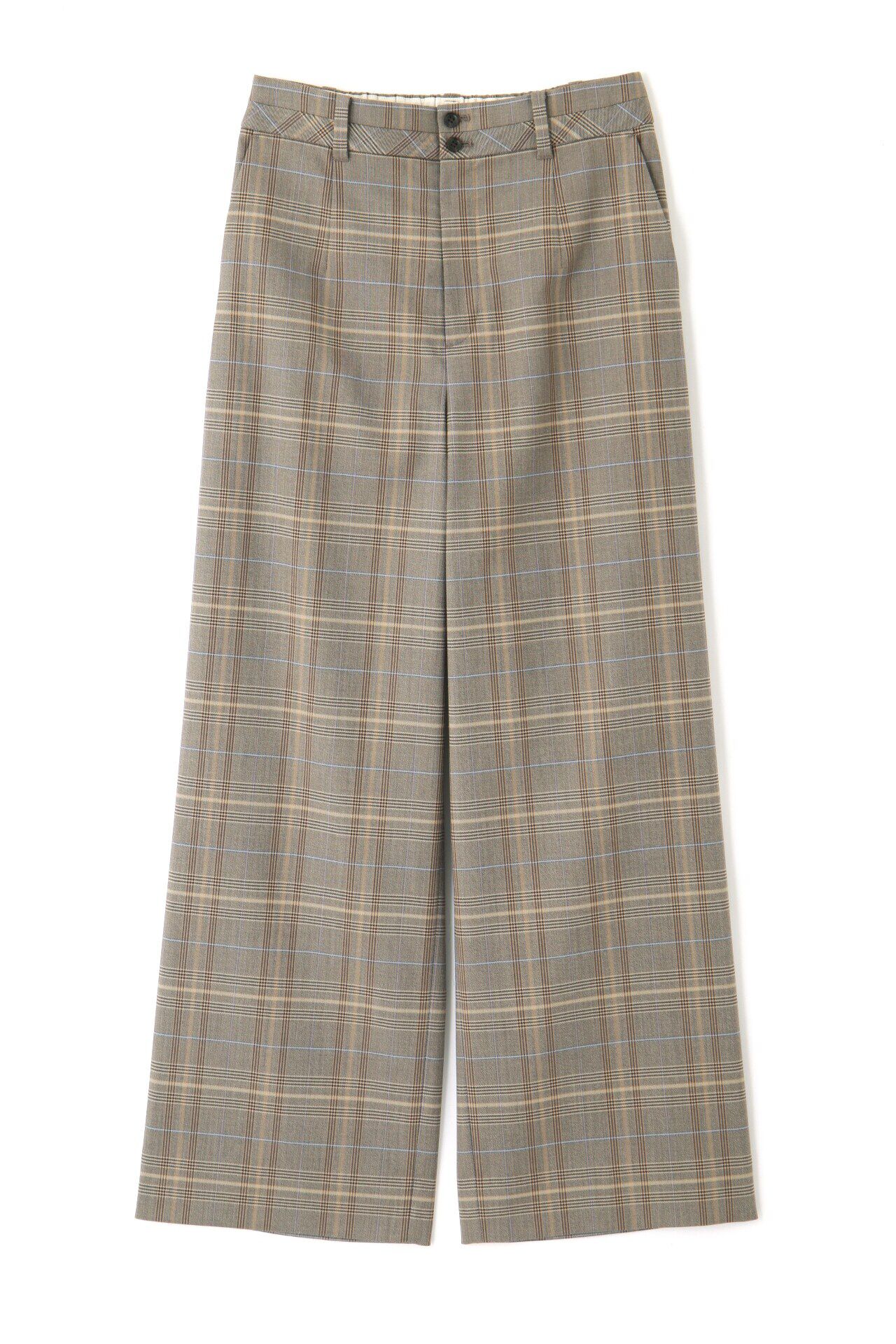  「◆強撚チェックストレッチパンツ」|その他|